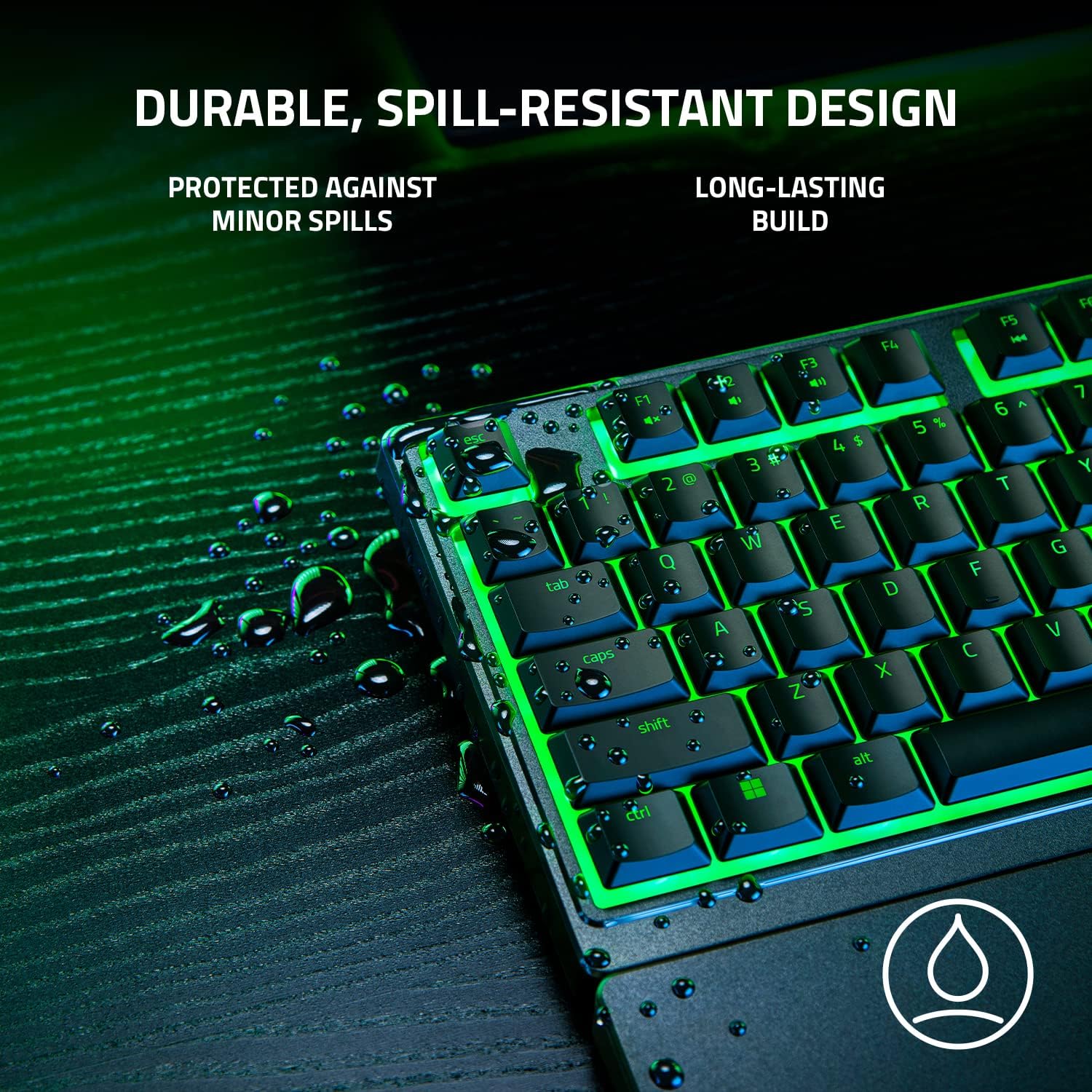 Thumbnail 4 de Razer Ornata V3 X Low Profile Gaming Keyboard (UK QWERTY, Silent Membrane, UV-Coated Keycaps) – Black