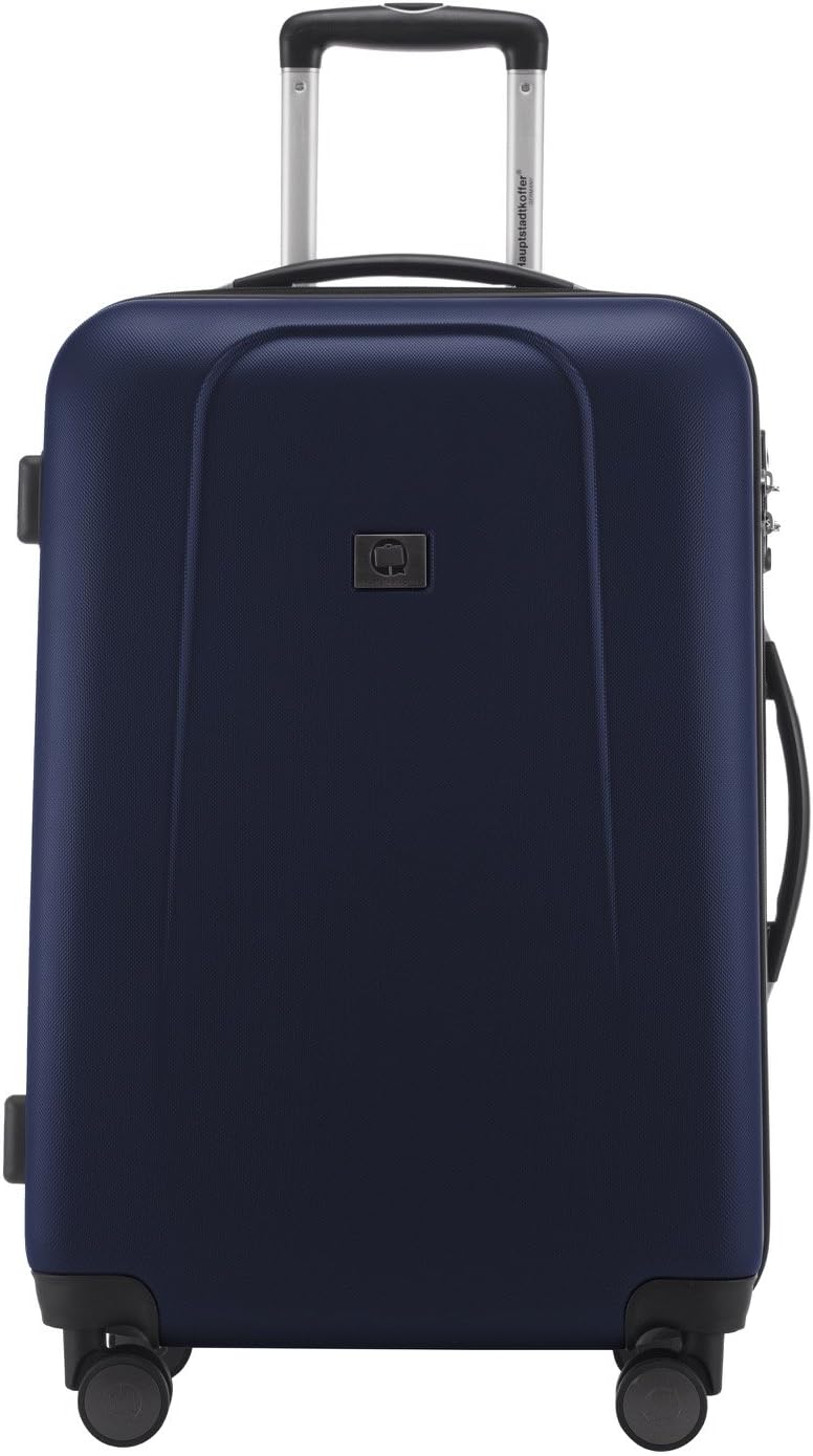 Detalle 2 de Hauptstadtkoffer Valigia 65 cm Blu Scuro: robusta, sicura e comoda per vacanze di una settimana
