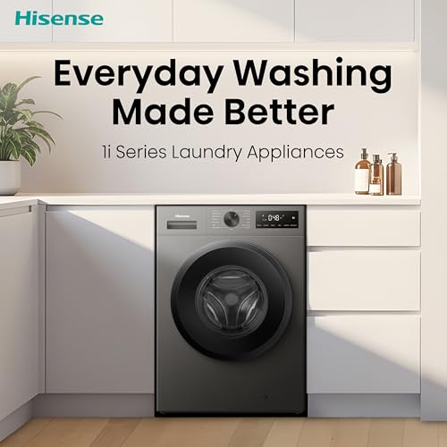 Thumbnail 20 de Hisense 9kg Washing Machine WF1I9042BBP – Black, 1400rpm, Steam Hygiene & 15 Programmes