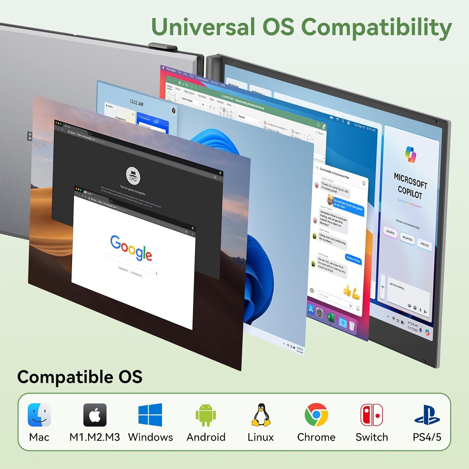 Thumbnail 4 de Blackview DCM8 15.6" Portable 1080P Extender