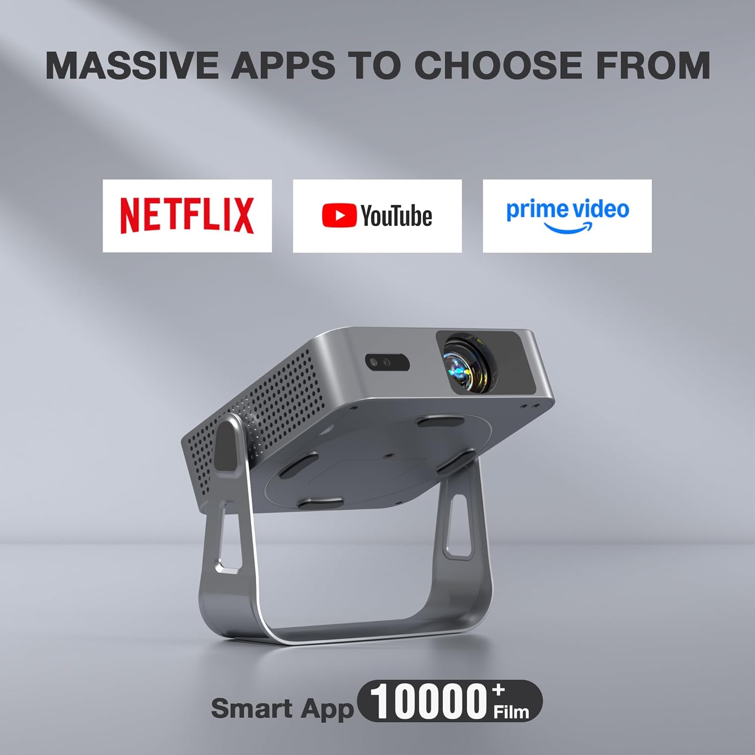 Detalle de Ultra-Thin Netflix‑Licensed Smart Mini Projector 4K by VISSPL