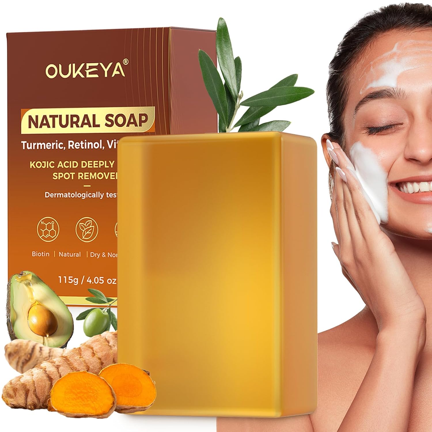 Thumbnail 1 de OUKEYA Schwefelseife 115 g