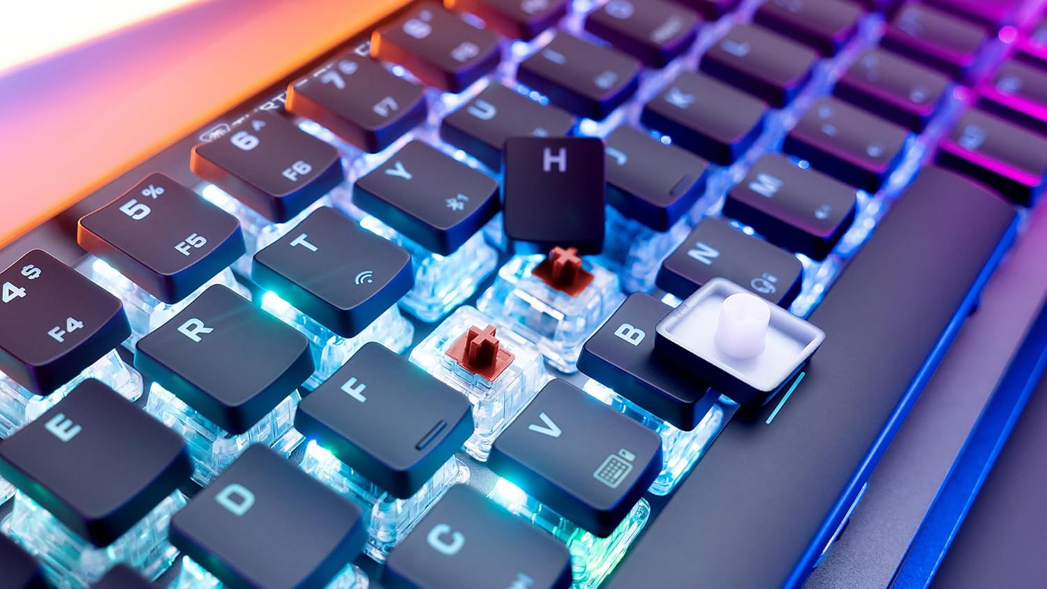 Thumbnail 6 de Turtle Beach Vulcan II Mini Air: Optisch-mechanische Kabellose 65%-Gaming-Tastatur mit Titan II Schaltern