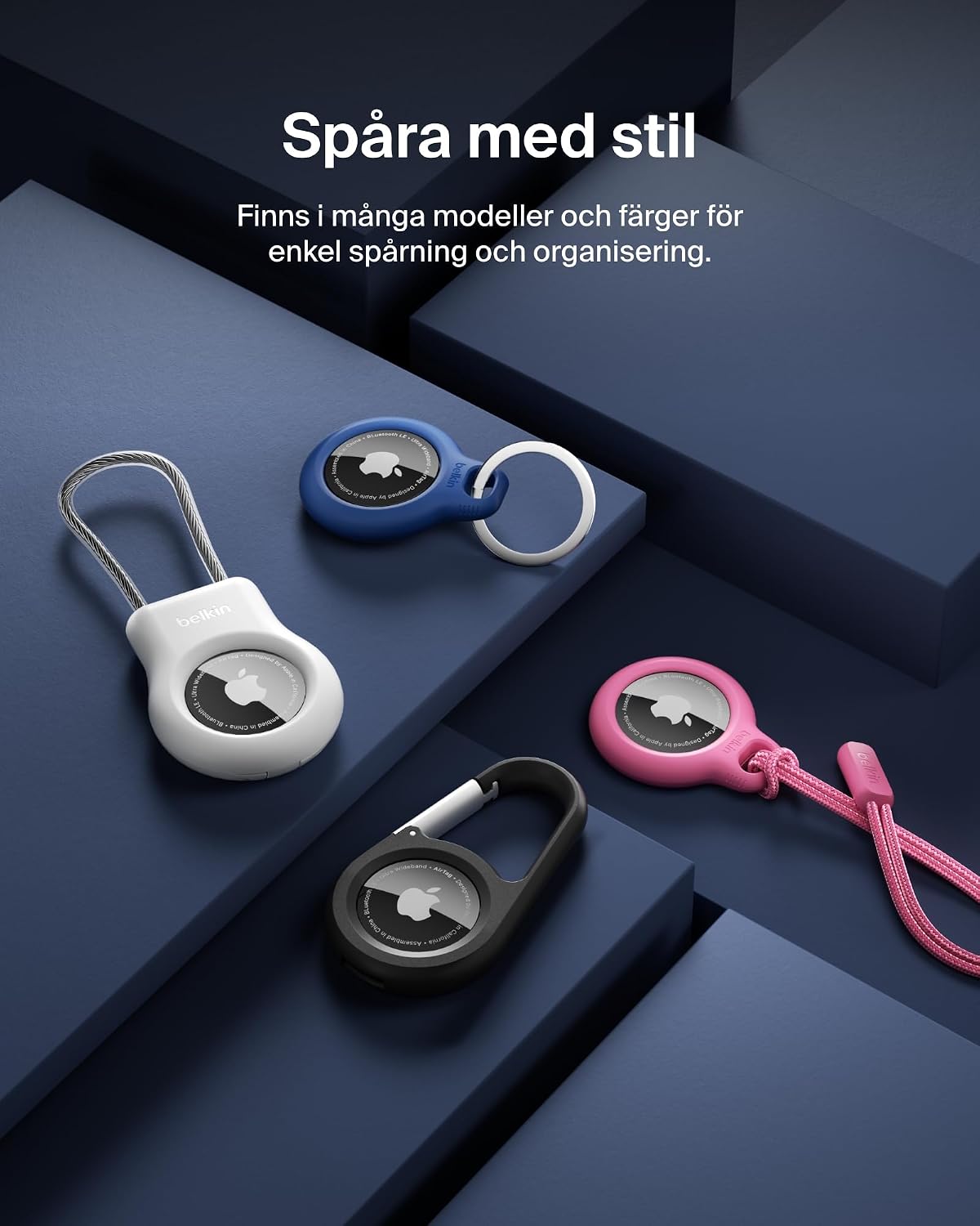 Thumbnail 6 de Belkin Secure Holder AirTag-hållare med rem, svart reptåligt hårdskal