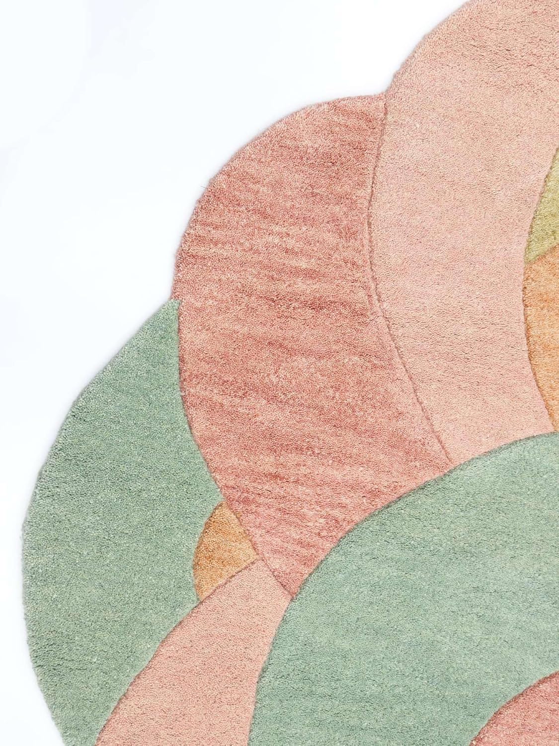 Detalle de RugVista Colorful Knot Kids Rug, 100 x 100 cm, medium pile, Oeko-Tex 100