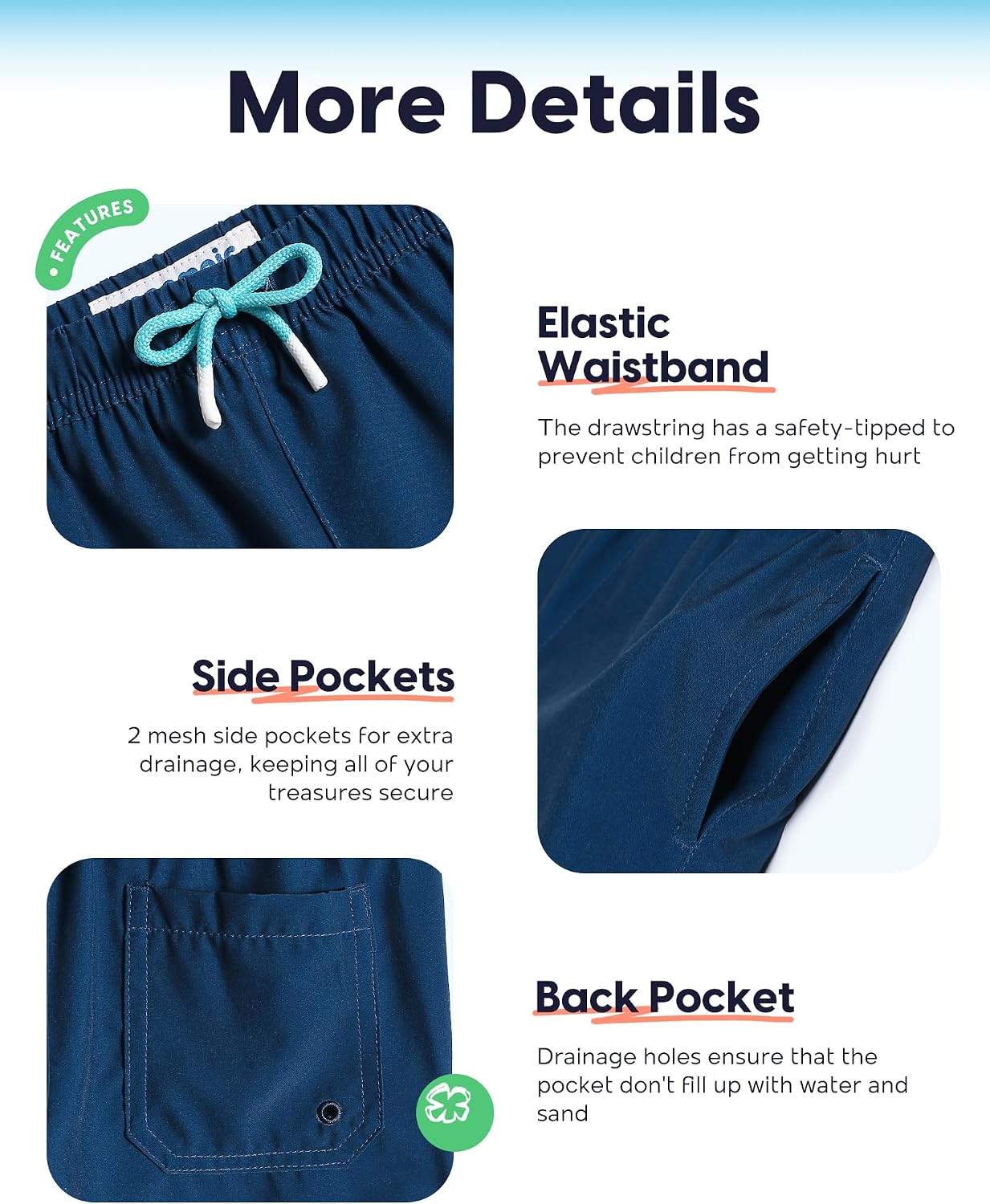 Thumbnail 3 de maamgic Boys Swim Trunks with Compression 90/10