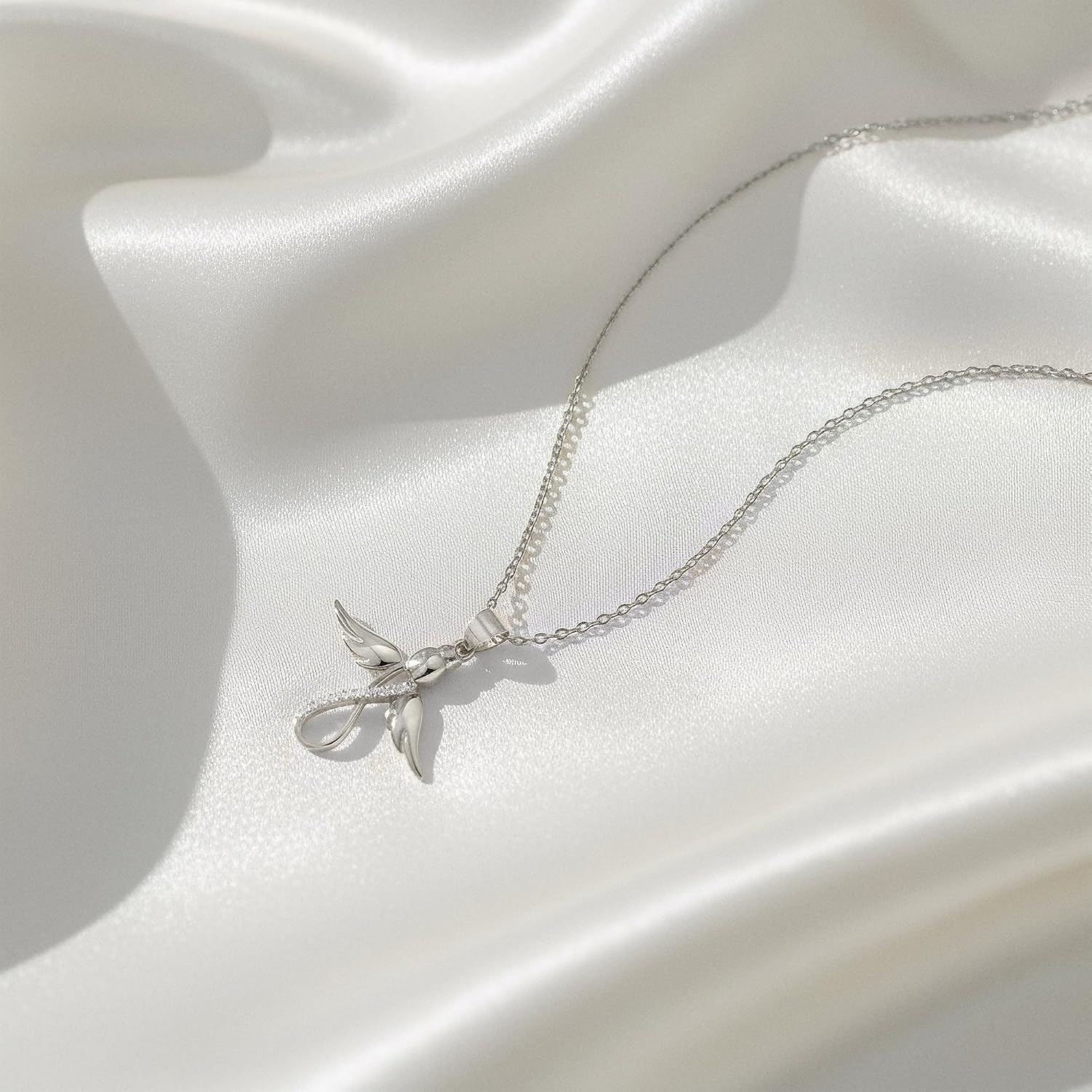 Detalle de Sofia Milani: Collana da Donna in Argento 925 con Zircone e ciondolo Angelo