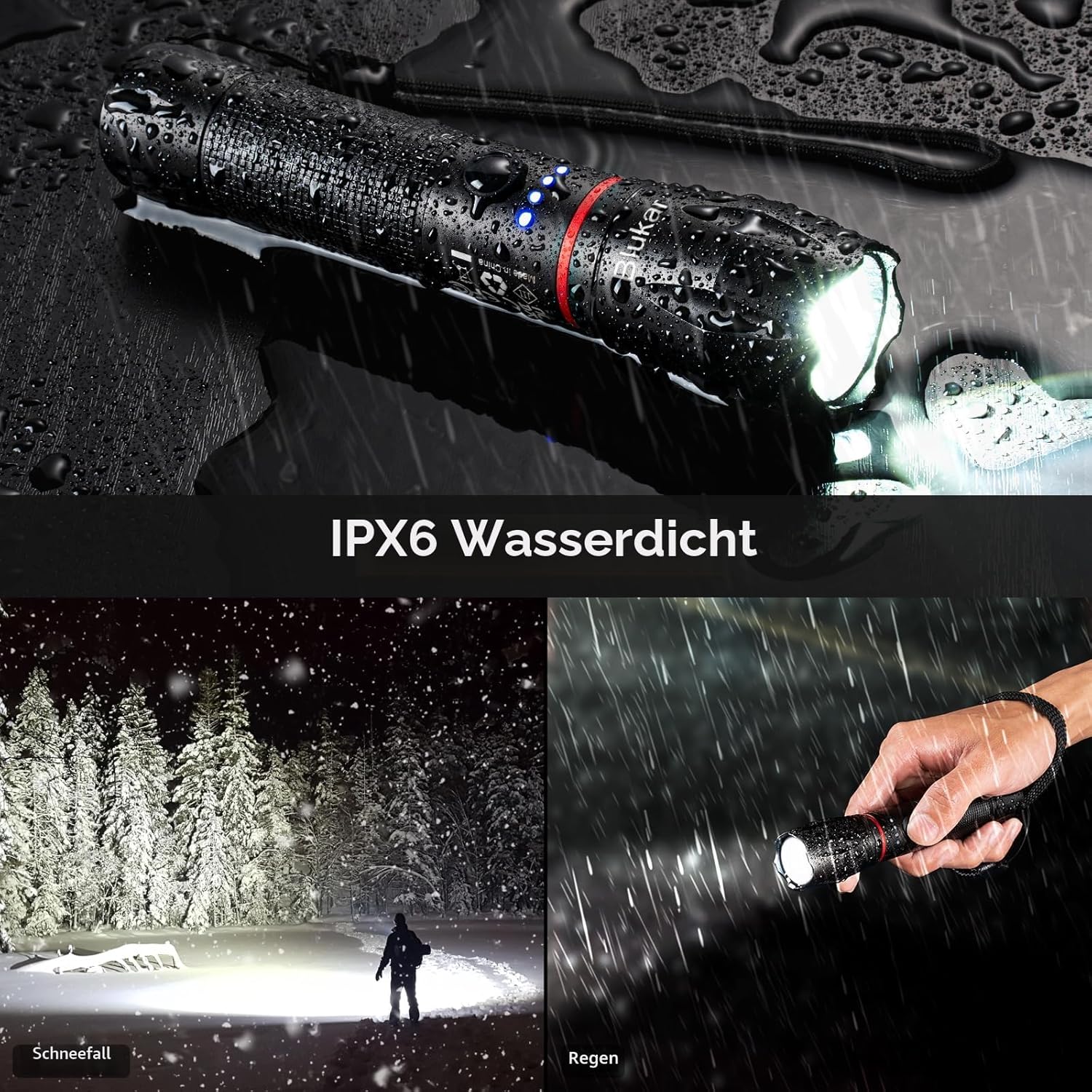 Thumbnail 5 de Blukar Taschenlampe 2000 Lumen, 2er-Set 🔦