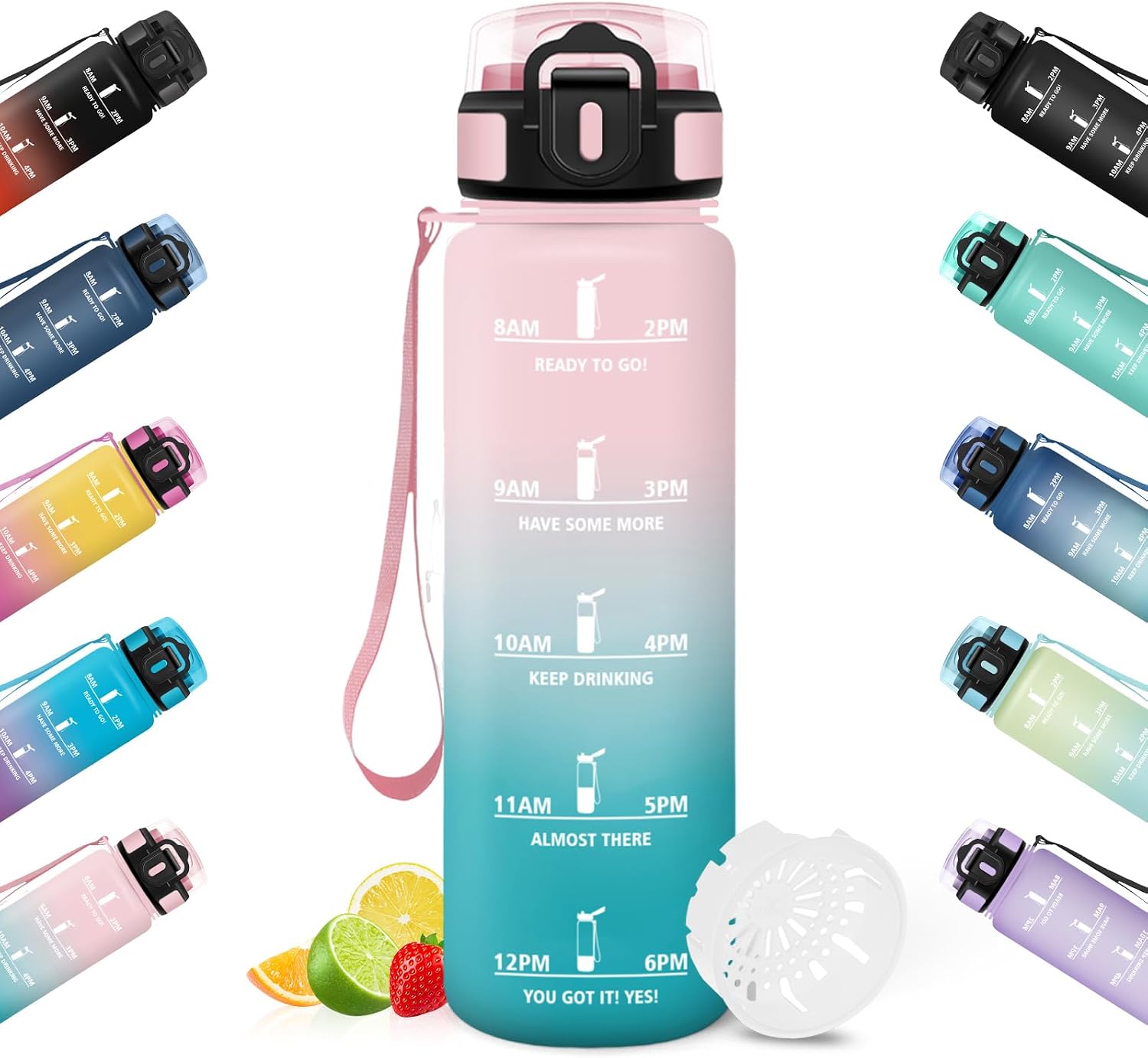 Detalle de HoneyHolly Botella Agua 500ML para deporte
