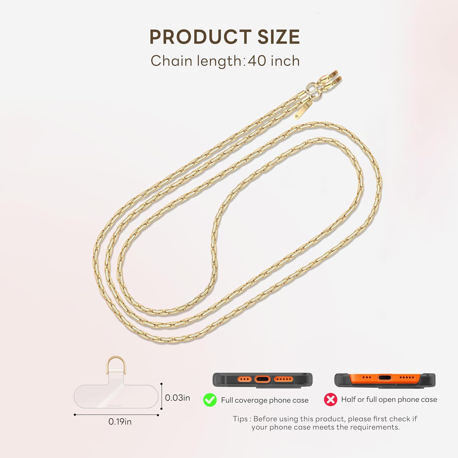 Thumbnail 6 de X-Lounge Phone Lanyard 1.2 m crossbody