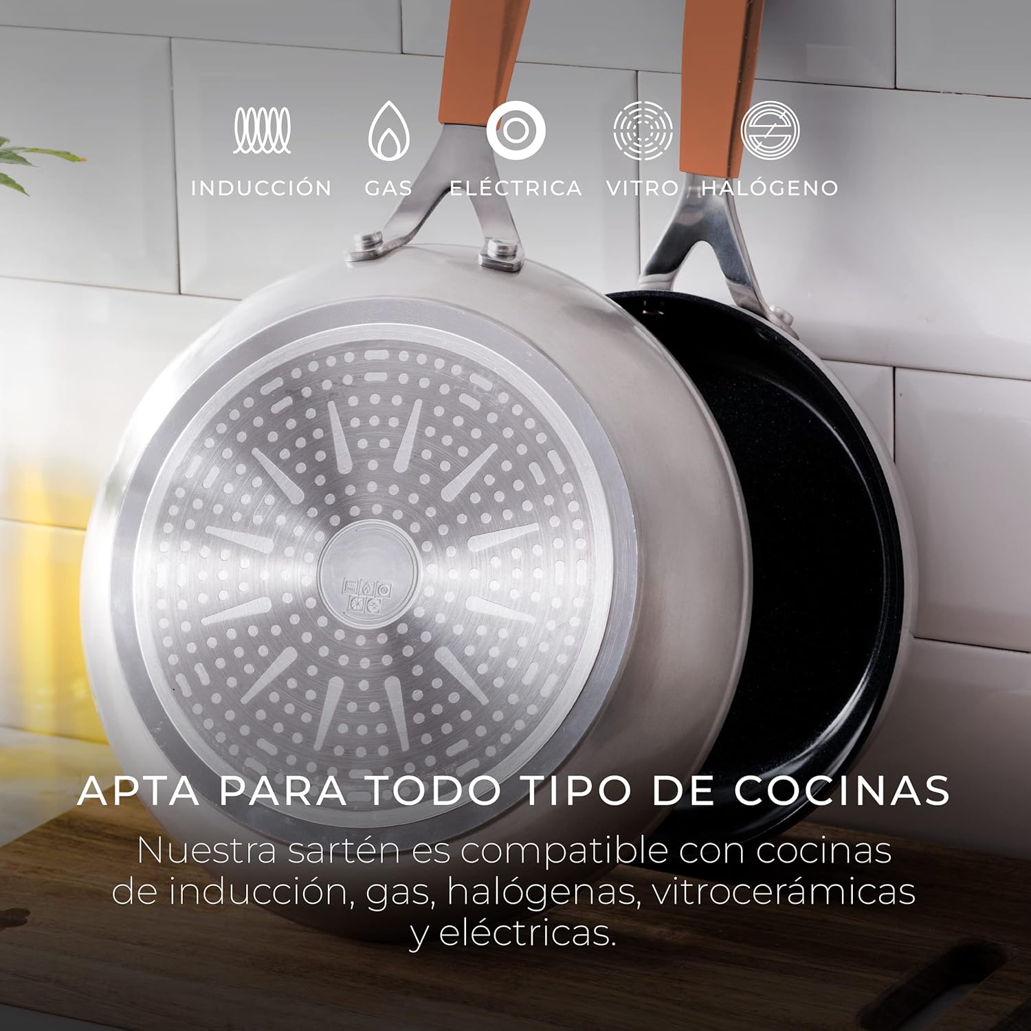Thumbnail 4 de San Ignacio Compact Sartén 20cm 🍳, Inducción, Aluminio Forjado
