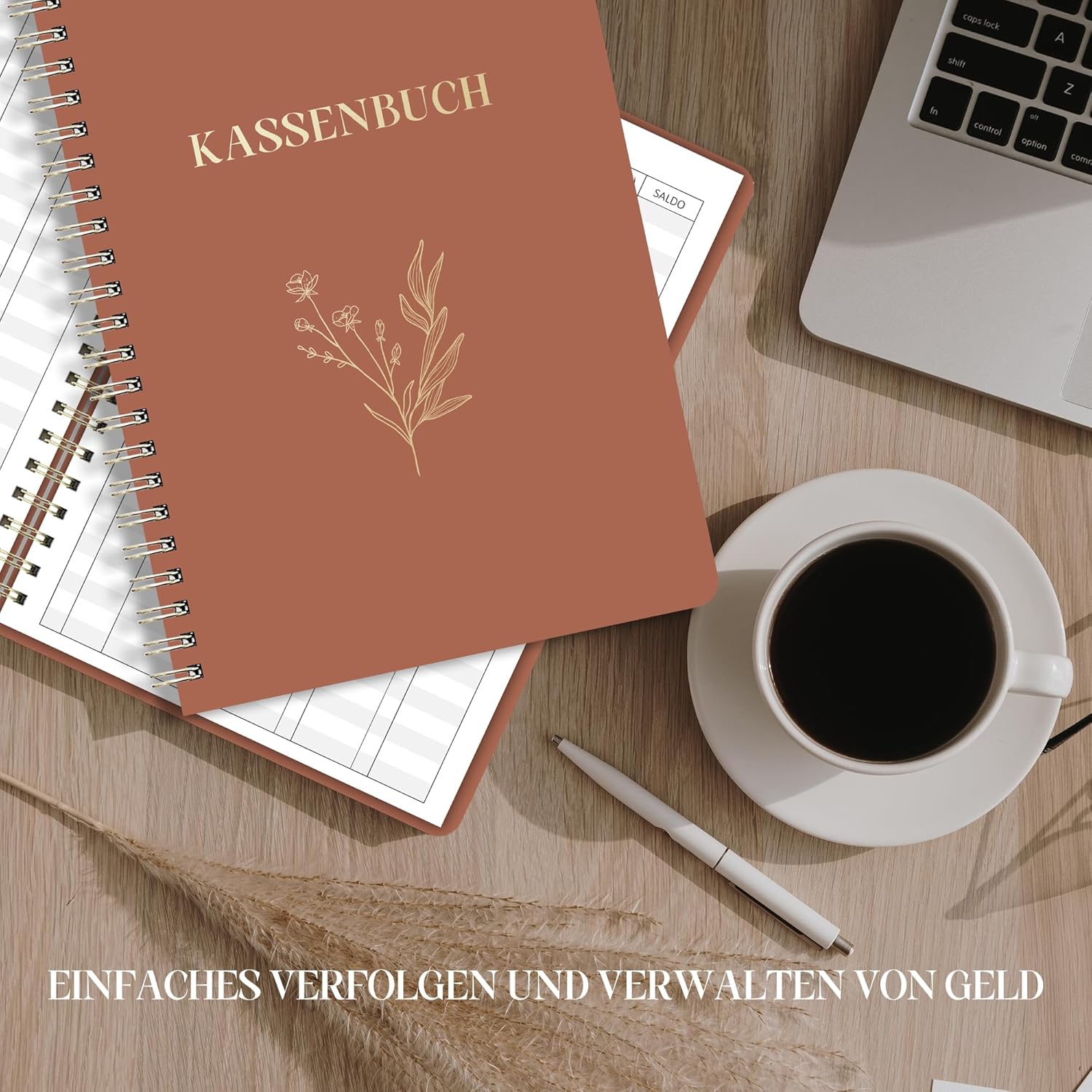 Thumbnail 1 de BIROYAL Kassenbuch A5-120 Seiten – Budget Planner & Einnahmen-Ausgaben Buch