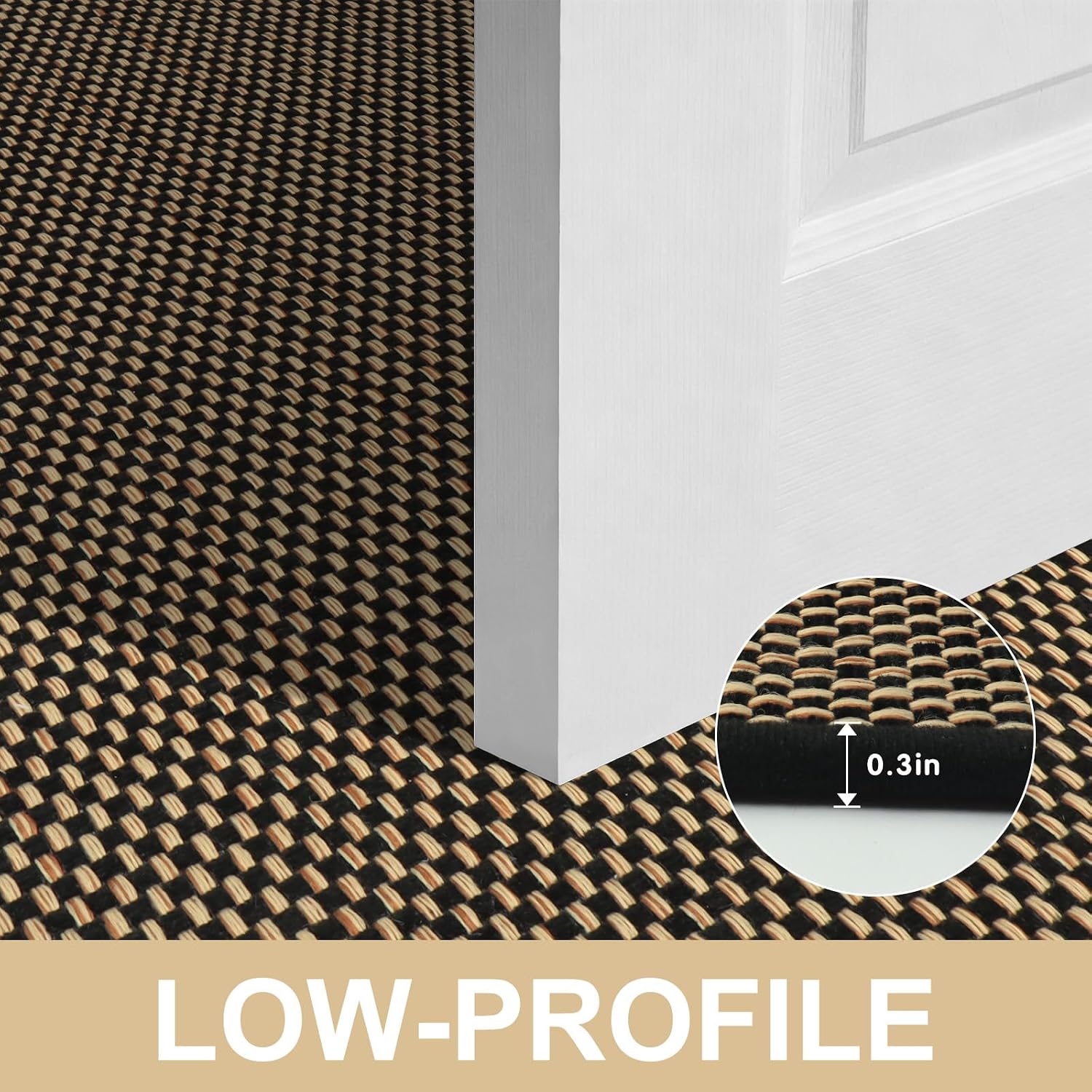 Thumbnail 5 de LEKEEPGO XNE011 Indoor Doormat, 24" x 36", Low-Profile Polyester