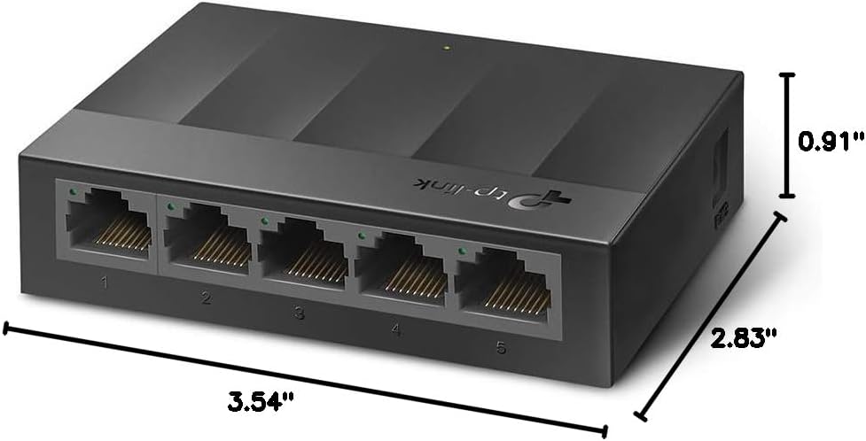 Detalle 2 de TP-Link Litewave LS1005G 5‑Port Gigabit Ethernet Switch