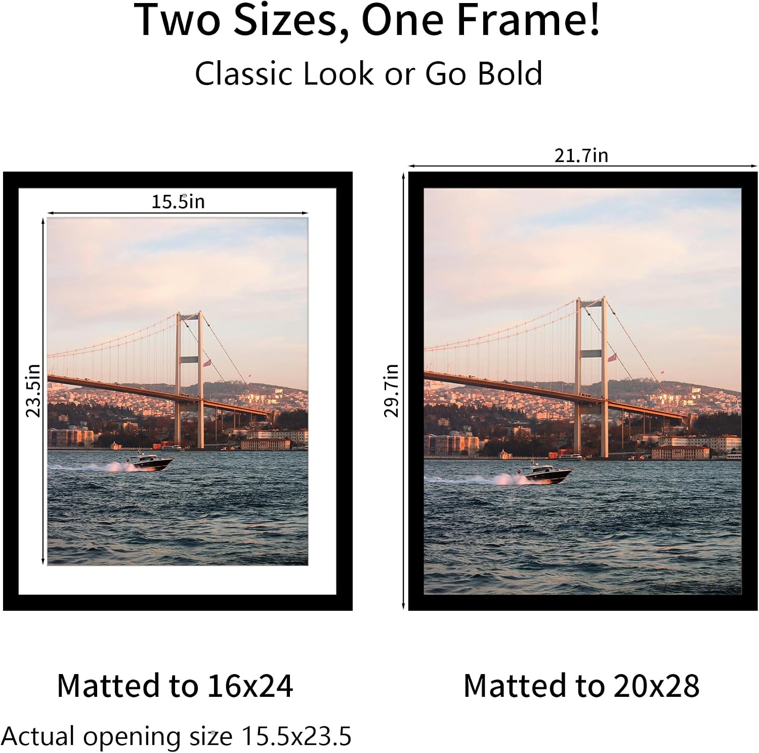 Detalle de YESKAY Picture Frame Set, 22x28