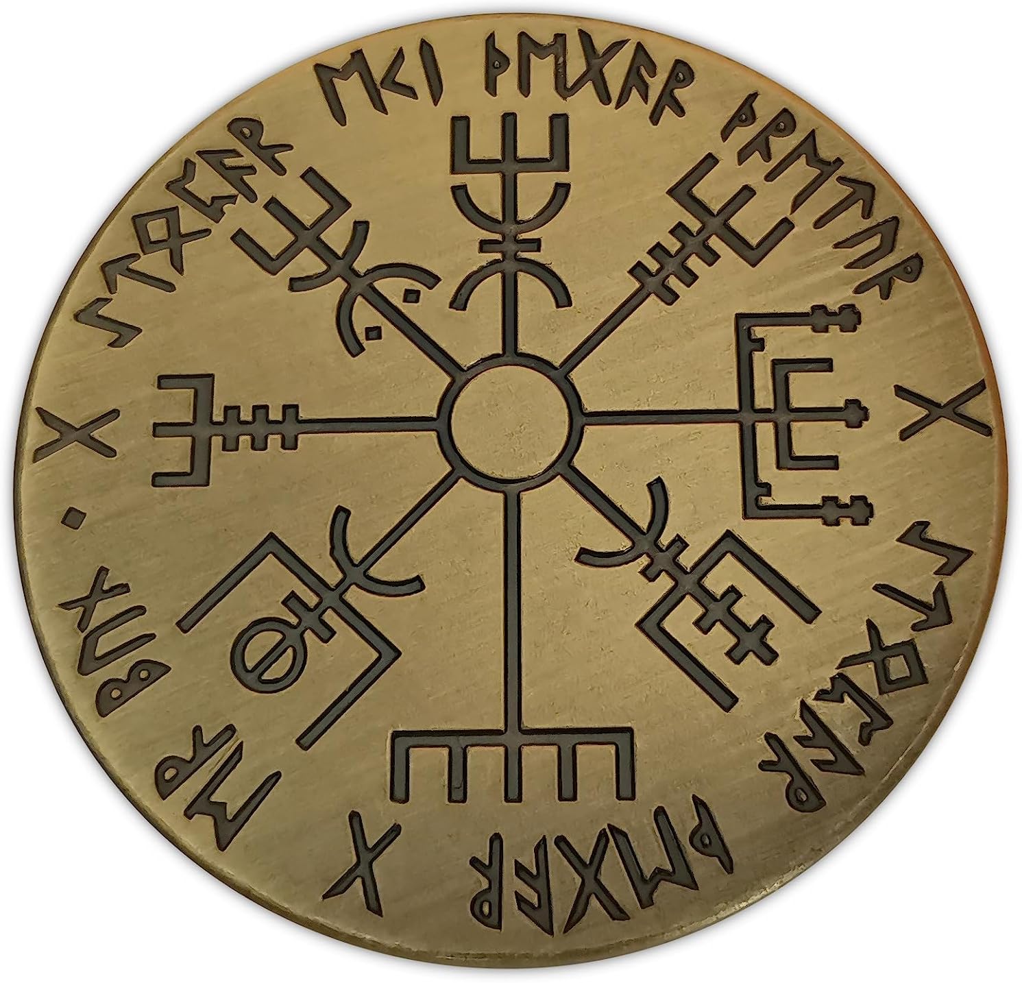 Detalle de Eillwin Viking Coin Compass 40 mm