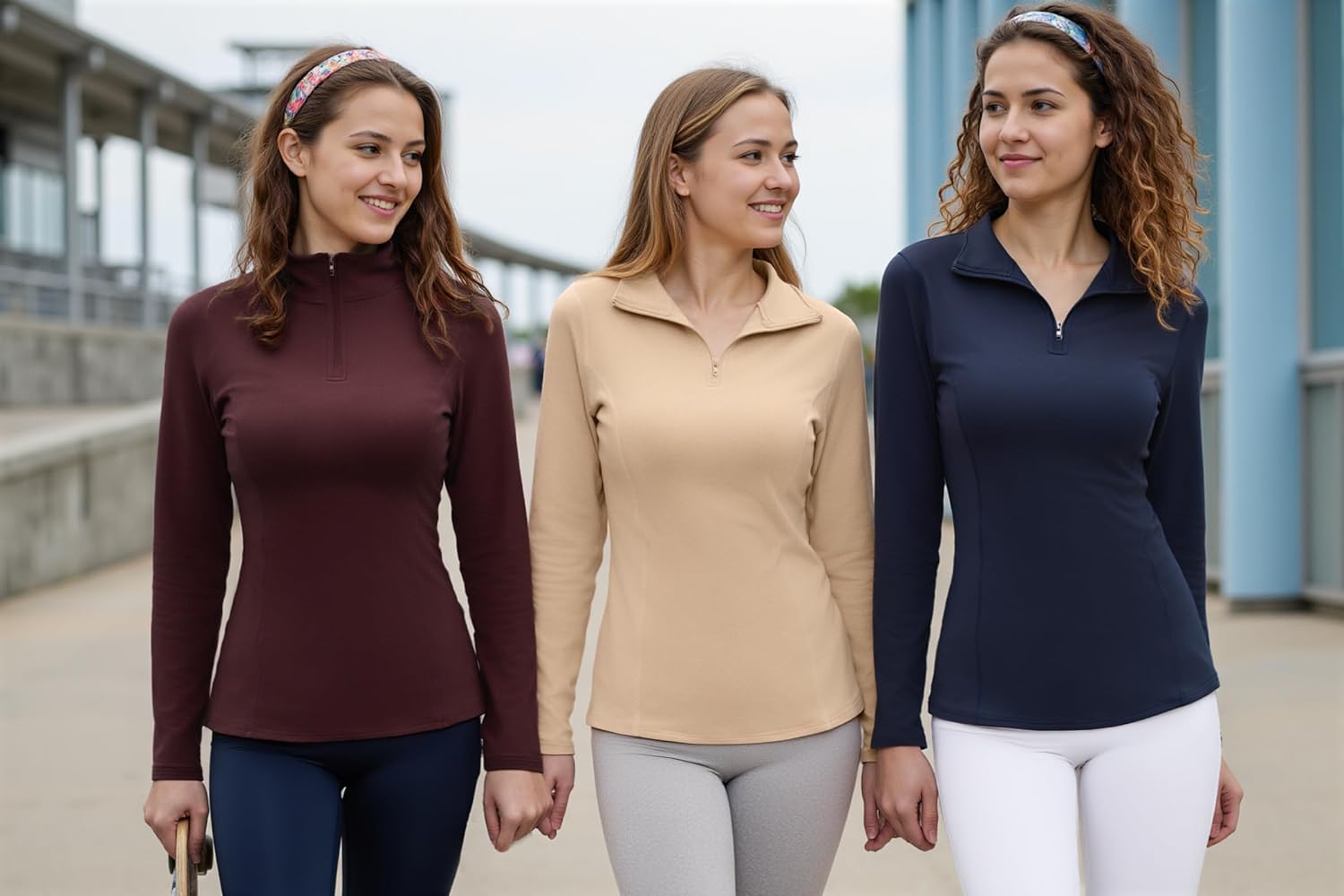 Thumbnail 4 de Gyabnw Haut Thermique Femme Col RoulĂ© 90% Polyester đ