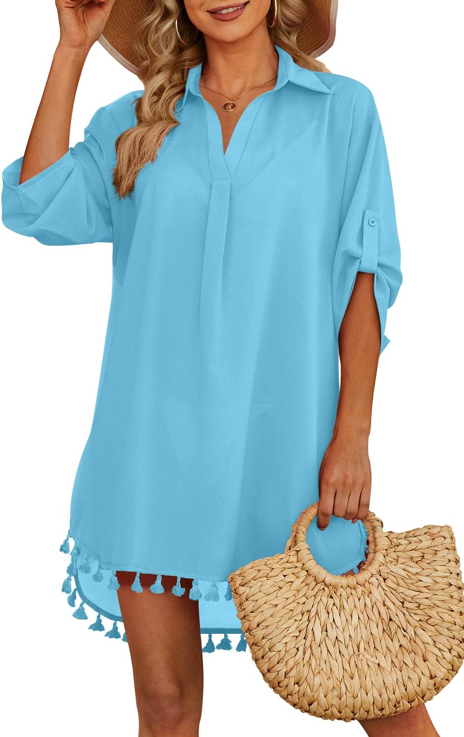 Thumbnail 4 de Yincro 2026 Swimsuit Cover Up Shirt