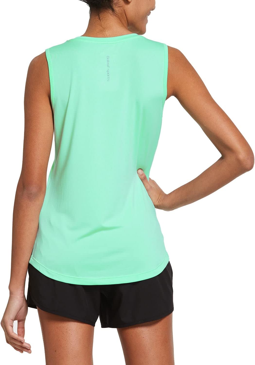 Detalle de baleaf Women’s Sleeveless Workout Tank Tops (Cool-Dry, Reflective Elements)
