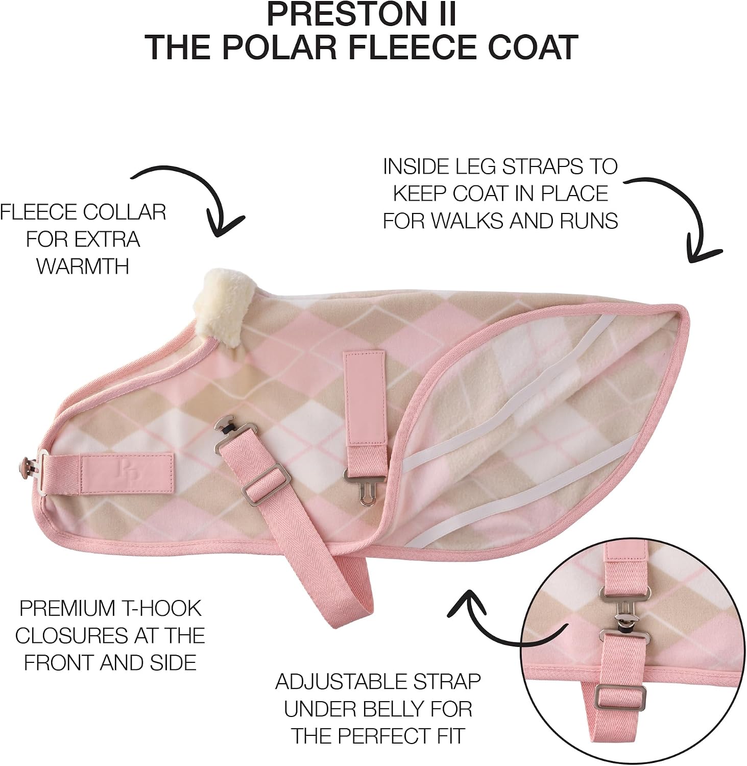 Detalle 2 de Pet Passion Fleece Dog Coat, Preston II