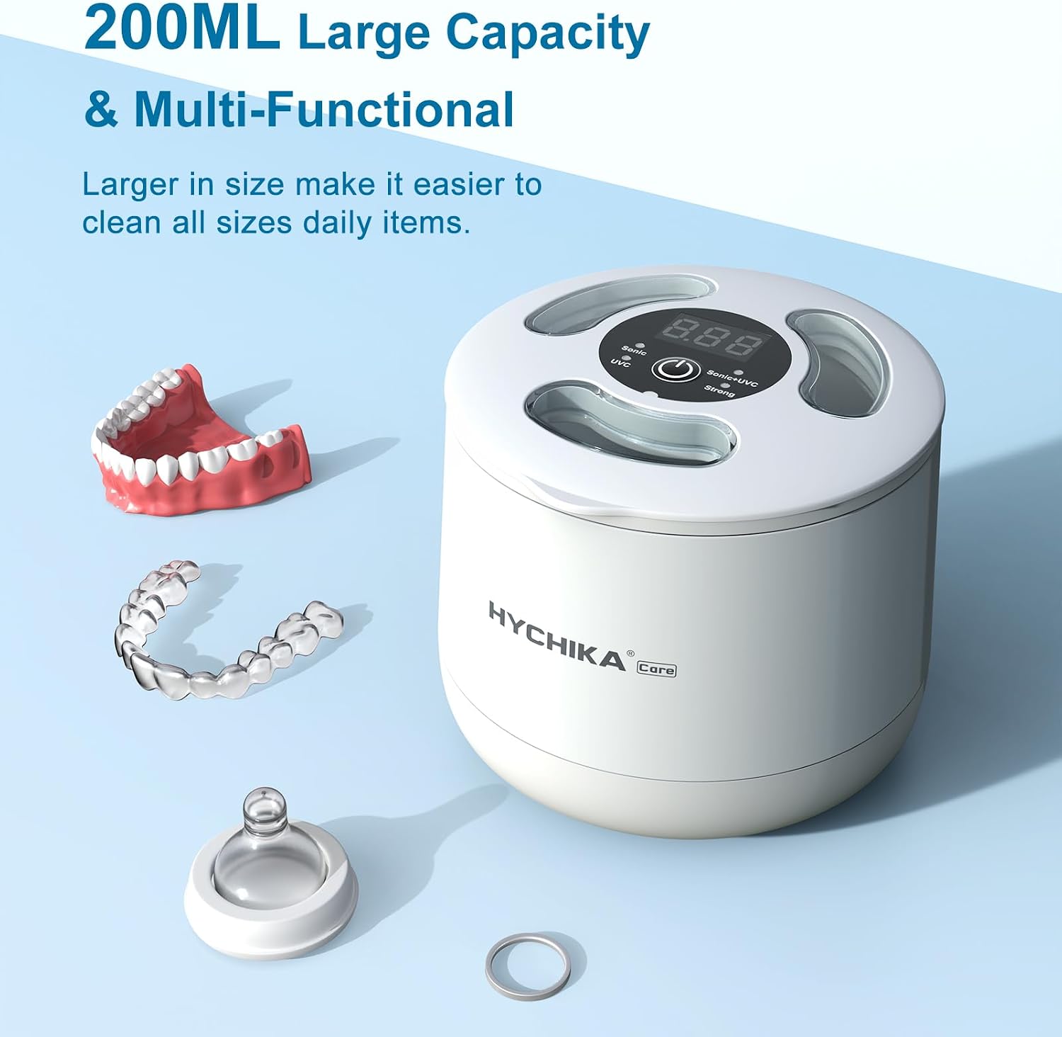 Thumbnail 4 de HYCHIKA Clean Pod Pulitore Ultrasuoni 45 kHz 200 ml