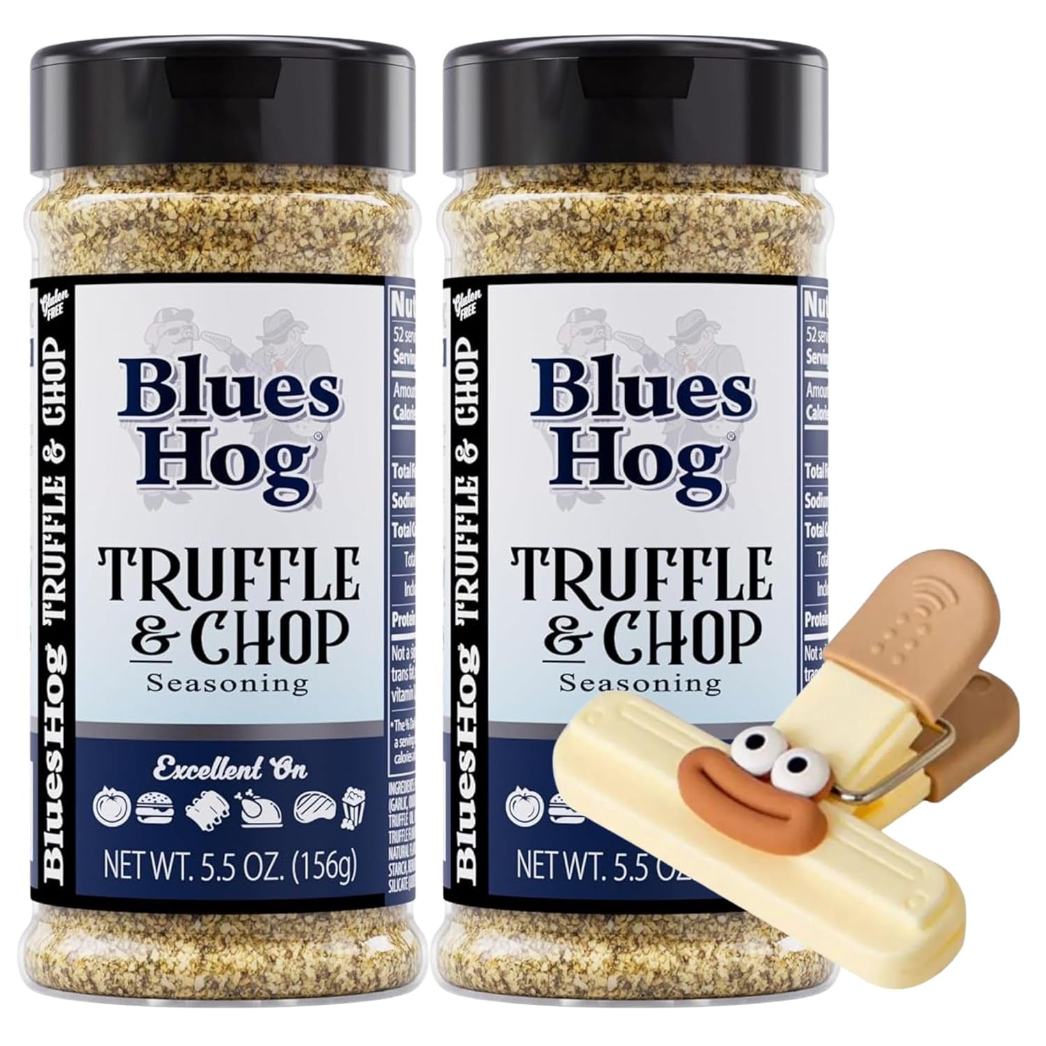 Detalle de Blues Hog Truffle & Chop Seasoning, 2-Pack, 5.5 oz Shaker Bottles