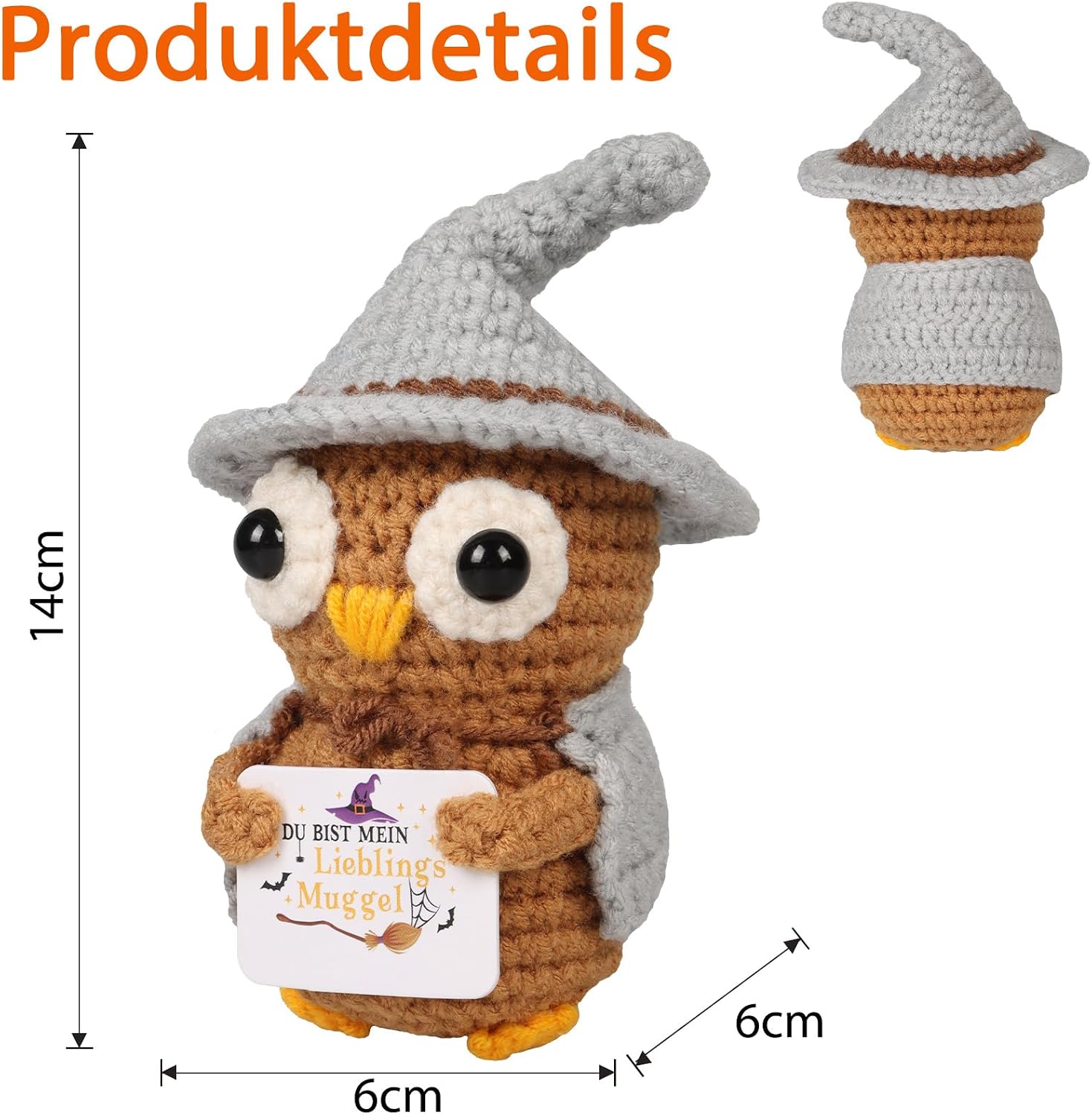 Detalle 2 de WenmthG Anti-Stress Eule Geschenk fĂŒr Freunde đ§·