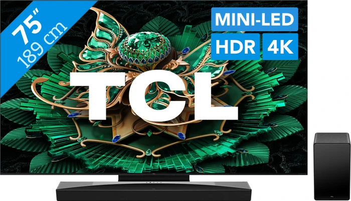 Thumbnail 33 de TCL 75 Zoll QD Mini-LED C71K 4K (2025) + TCL Q75H – Helles Bildfeld trifft Soundbar-Erlebnis