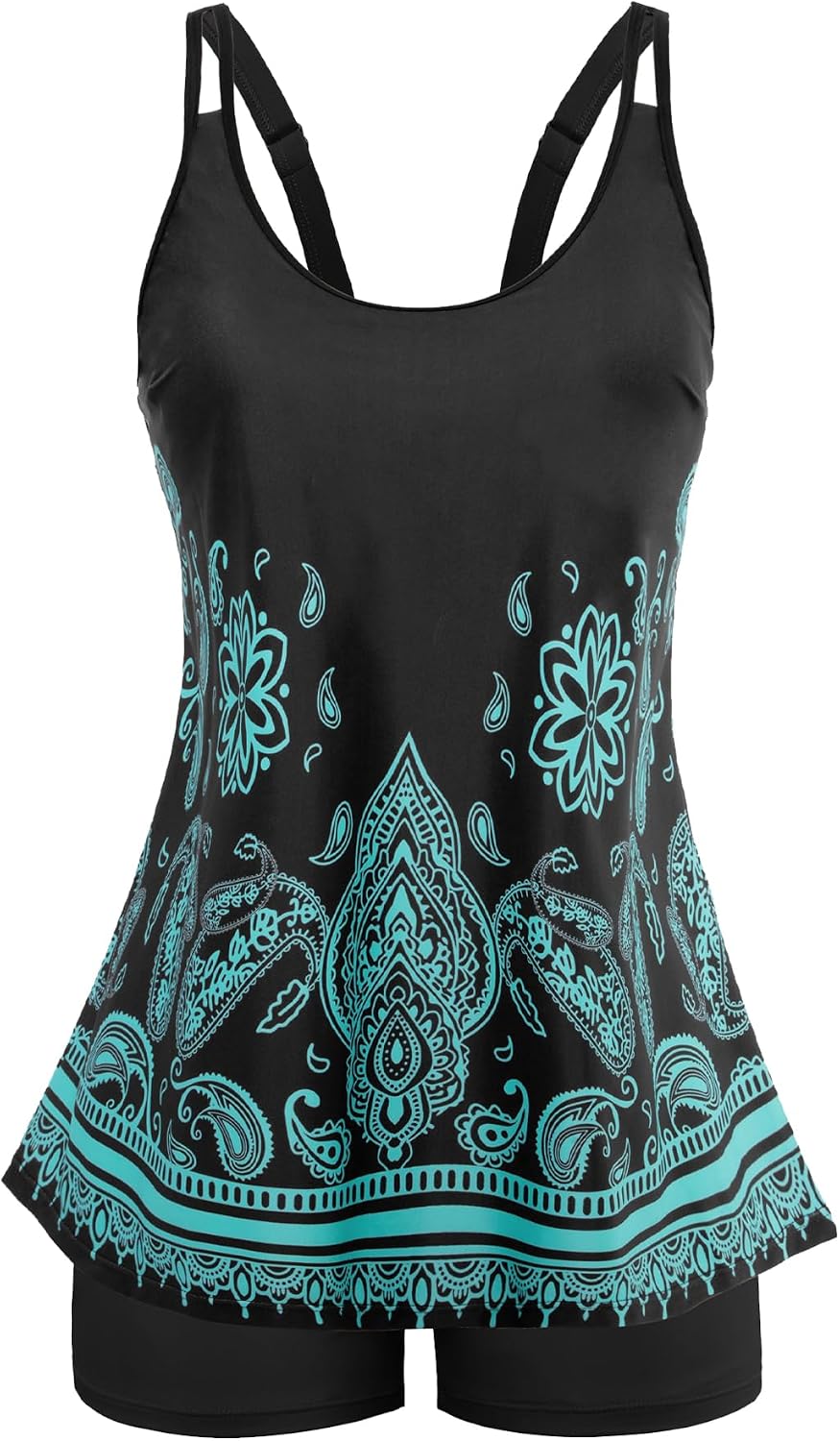 Thumbnail 6 de Arolina Tankini Swimsuit Tummy Control Two-Piece