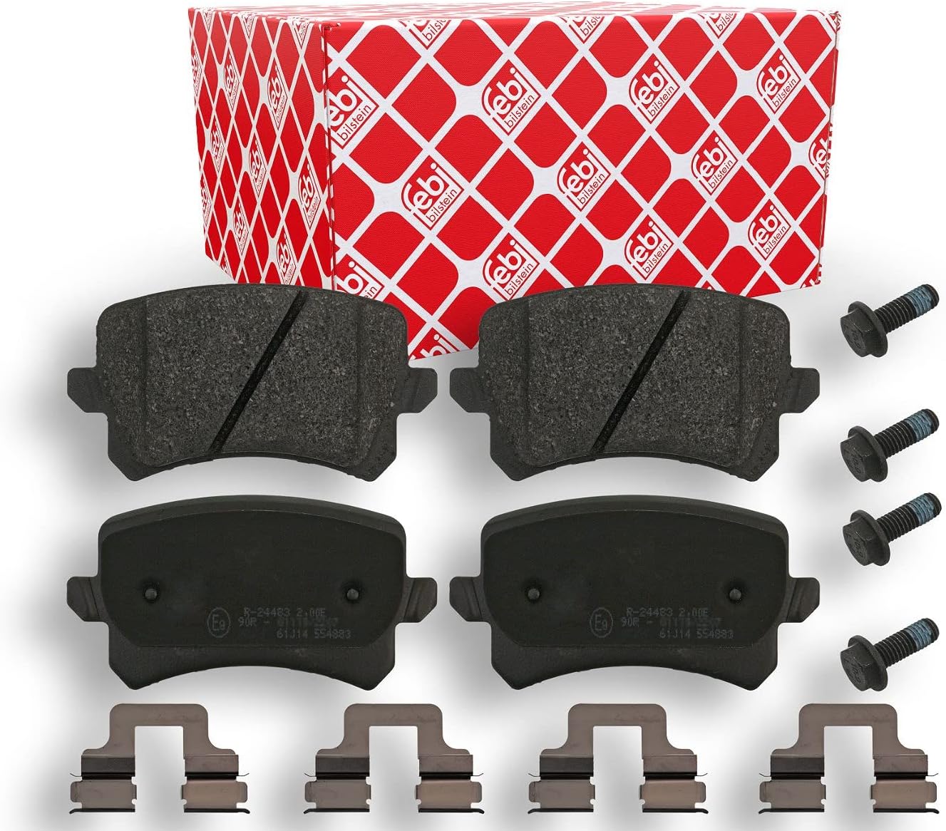 Detalle de Febi bilstein 16991 Plaquettes de frein – Jeu arrière, compatibilité VW/Audi/Seat et montage pré-équipé