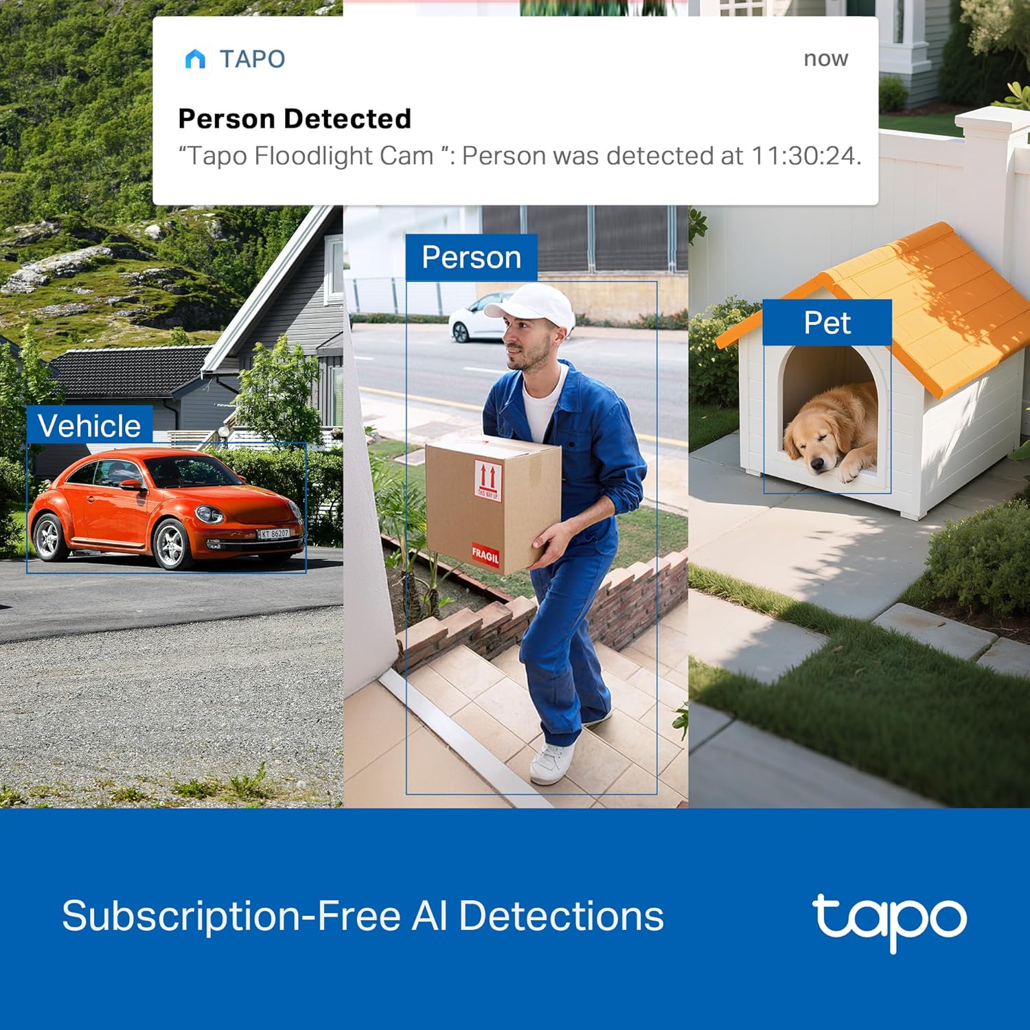 Thumbnail 6 de NEW Tapo C710 2K 3MP Pan/Tilt Outdoor Security Camera with 1500 Lumen Floodlight
