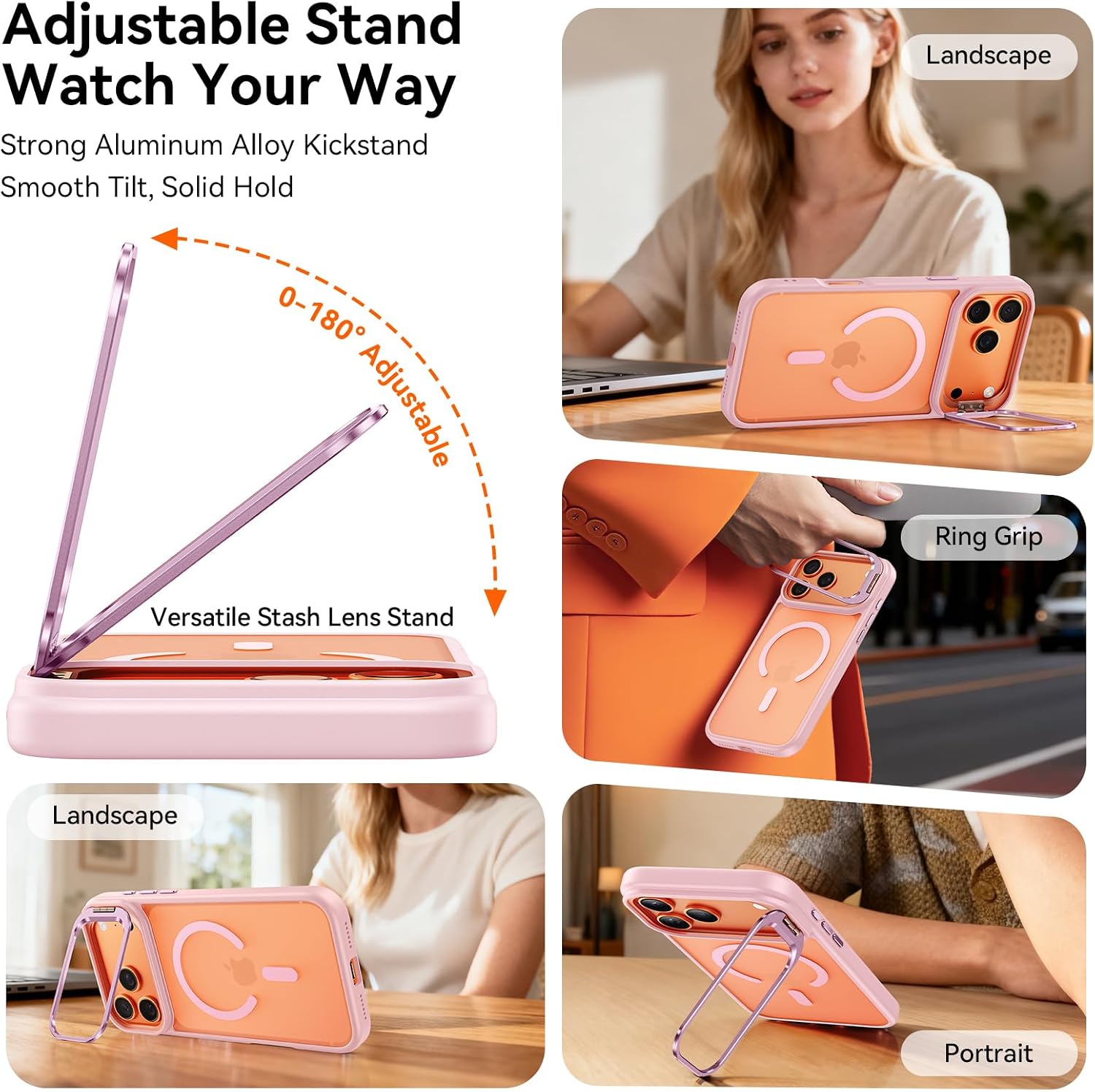Detalle 2 de Peerock iPhone 17 Pro Max Case with MagSafe 360°