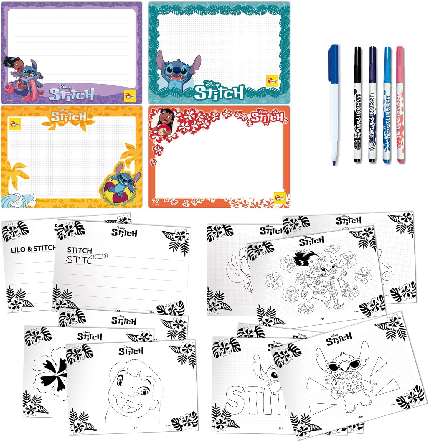 Thumbnail 2 de Lisciani Disney Stitch Drawing School Kit