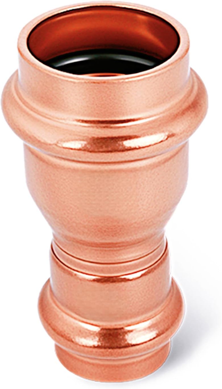 Detalle 2 de WDAISY Copper Press Coupling 3/4 x 1/2 Inch