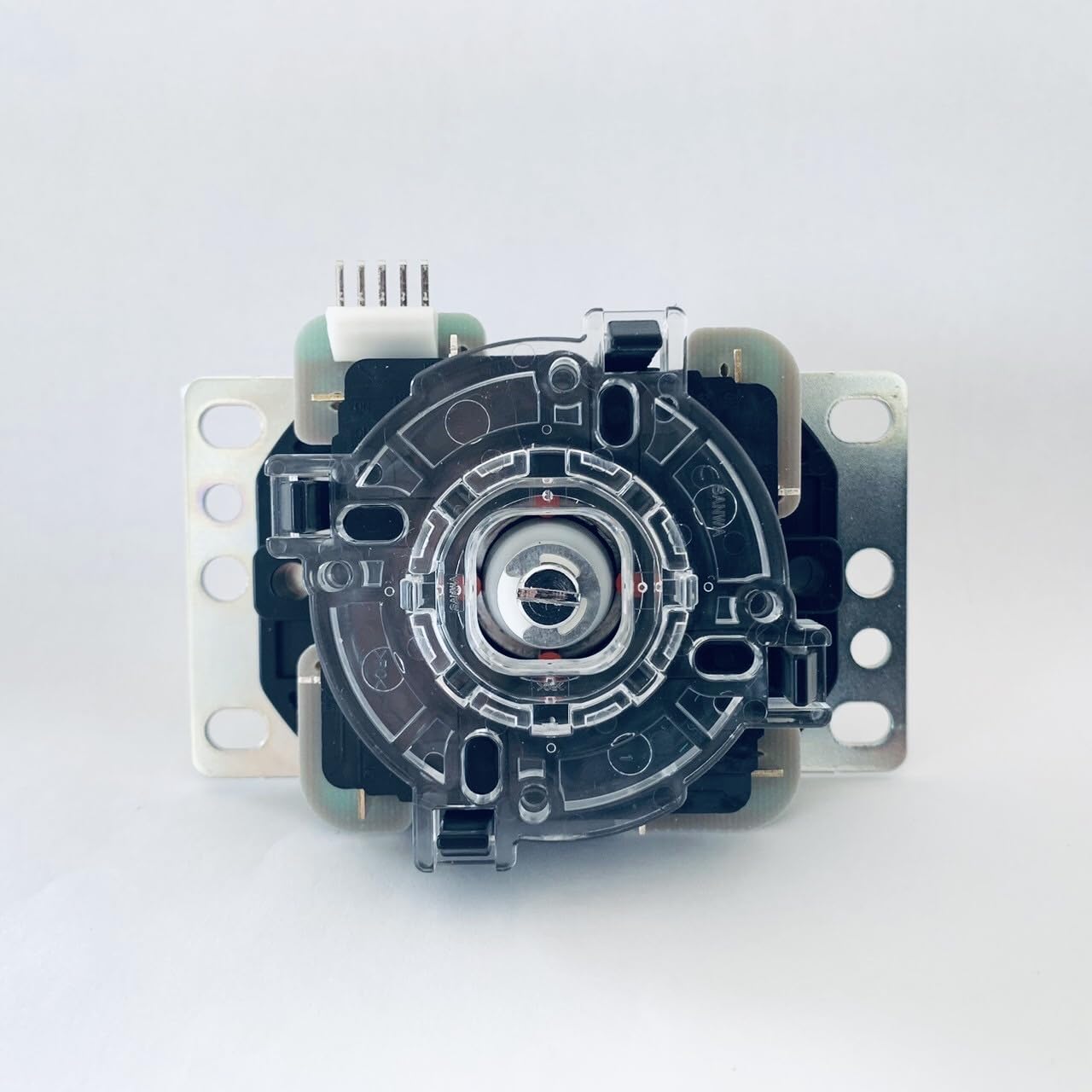 Detalle de 三和電子 JLX2-TP-8YT-SK 基板タイプジョイスティックレバー 平鉄板・黒シャフトカバー付き