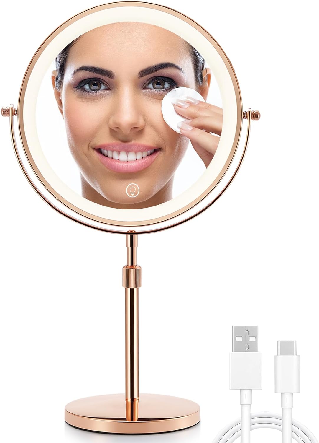 Thumbnail 6 de OMIRO 1X/10X Vergrößerungs Make-up Spiegel