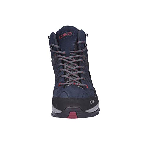 Detalle de CMP Rigel Mid Trekking Shoes Wp: Scarpe da trekking uomo, Asphalt-Syrah, 45 EU