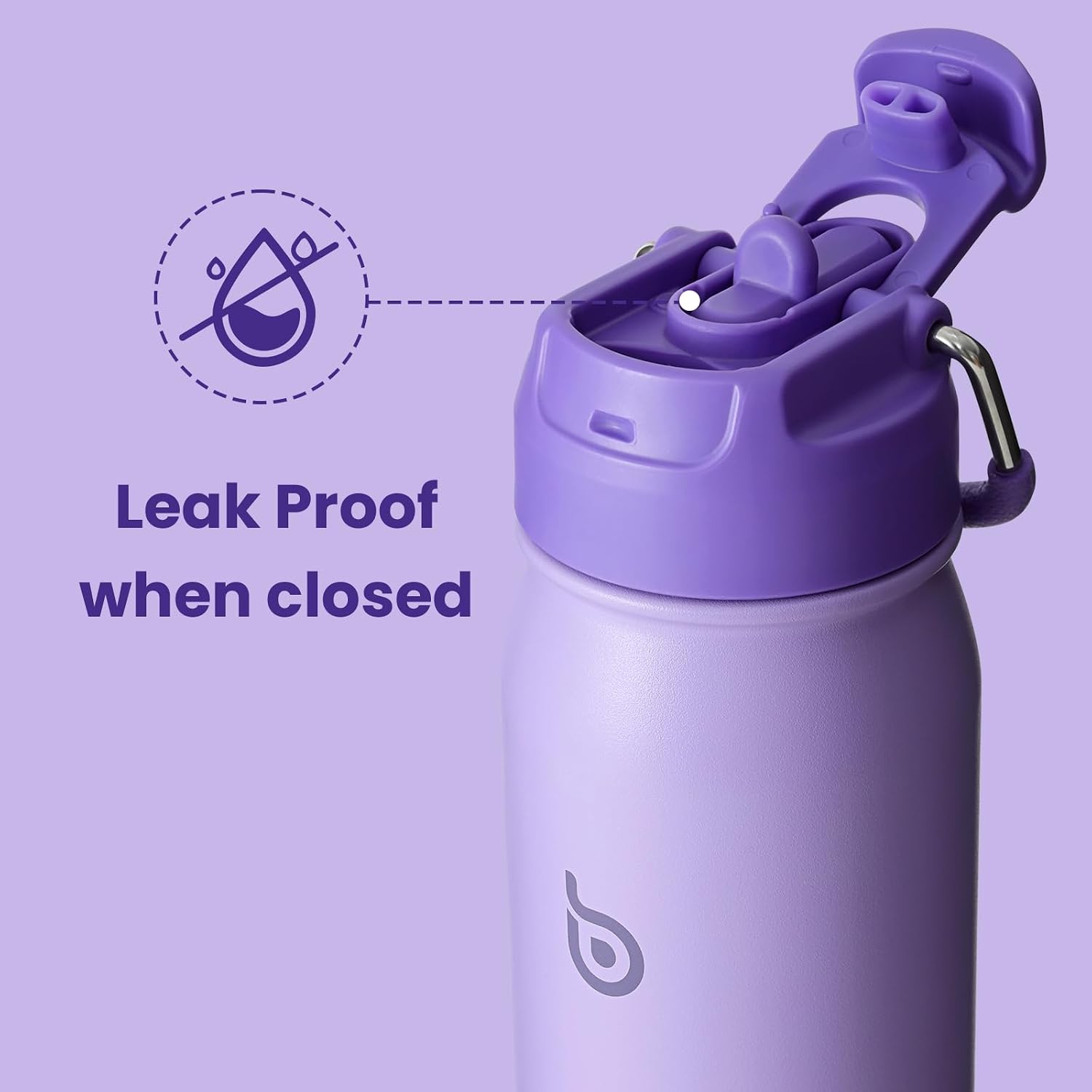 Thumbnail 3 de Insulated water bottle 700ml Straw lid