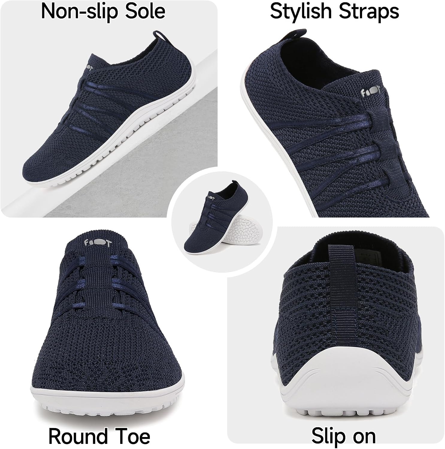 Detalle 1 de Wizshoe Barfußschuhe mit Zero-Drop Sohle