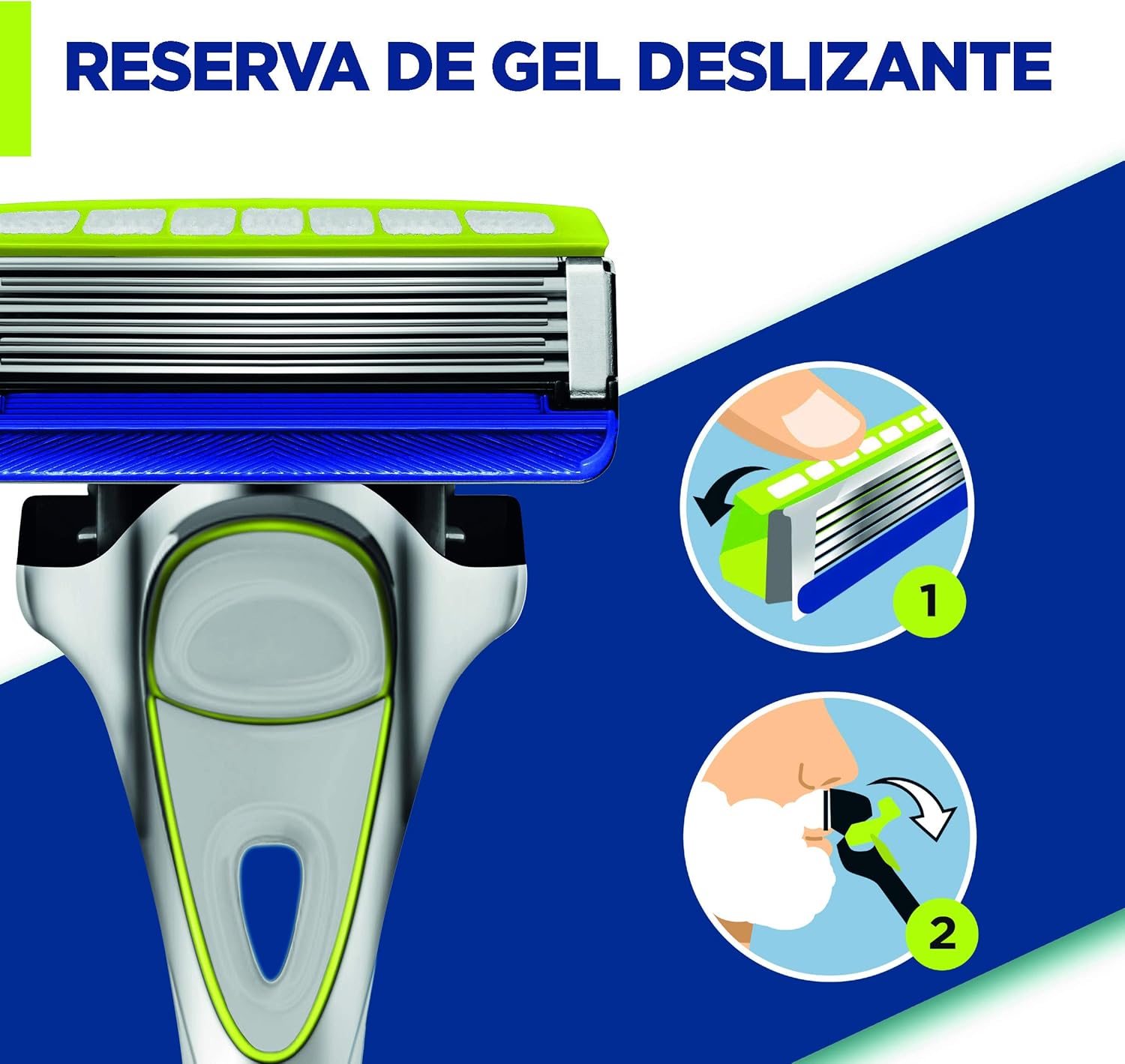 Thumbnail 6 de Wilkinson Sword Hydro 5 Sensitive Razor for Men – 4 Piece Set (Pack of 2)