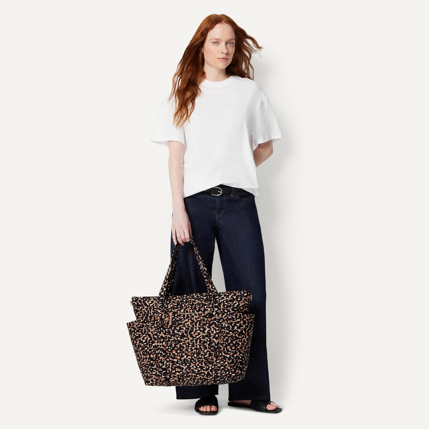 Thumbnail 3 de Amazon Essentials Borsa Tote da Viaggio in Cotone Trapuntato Donna