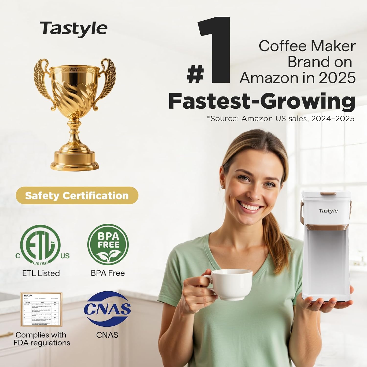 Detalle de Tastyle single-serve coffee maker K302