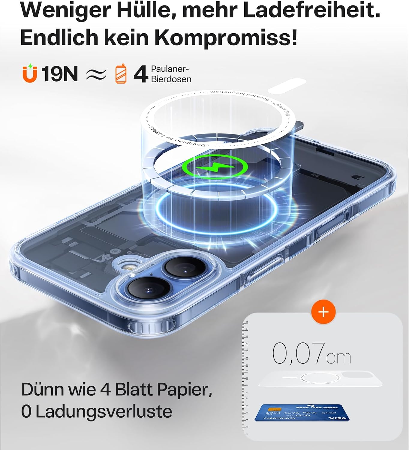 Thumbnail 2 de TORRAS Ultra Dünn Hülle iPhone 17 MagSafe