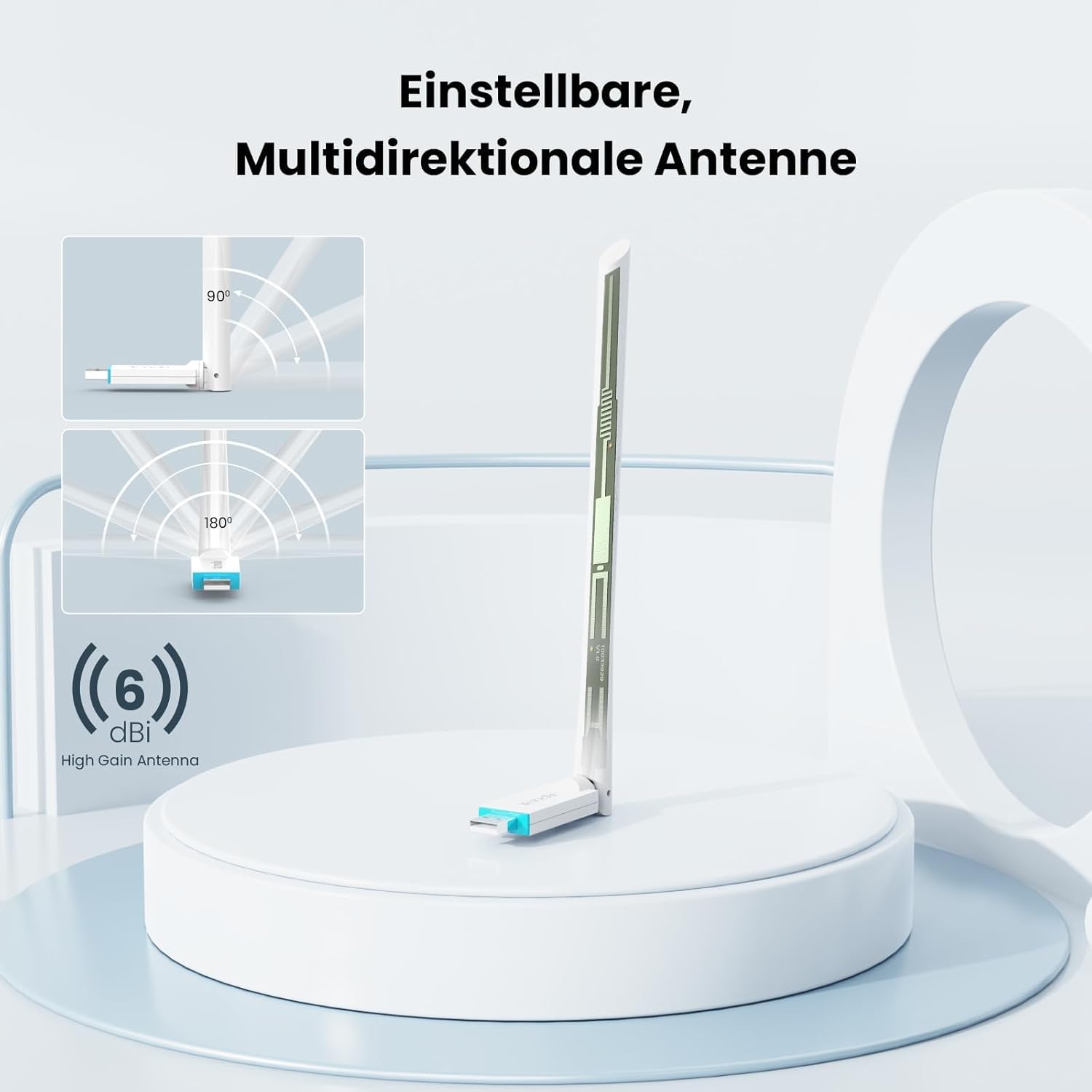 Thumbnail 4 de Tenda AX300 U2 WLAN USB Stick 286Mbit/s