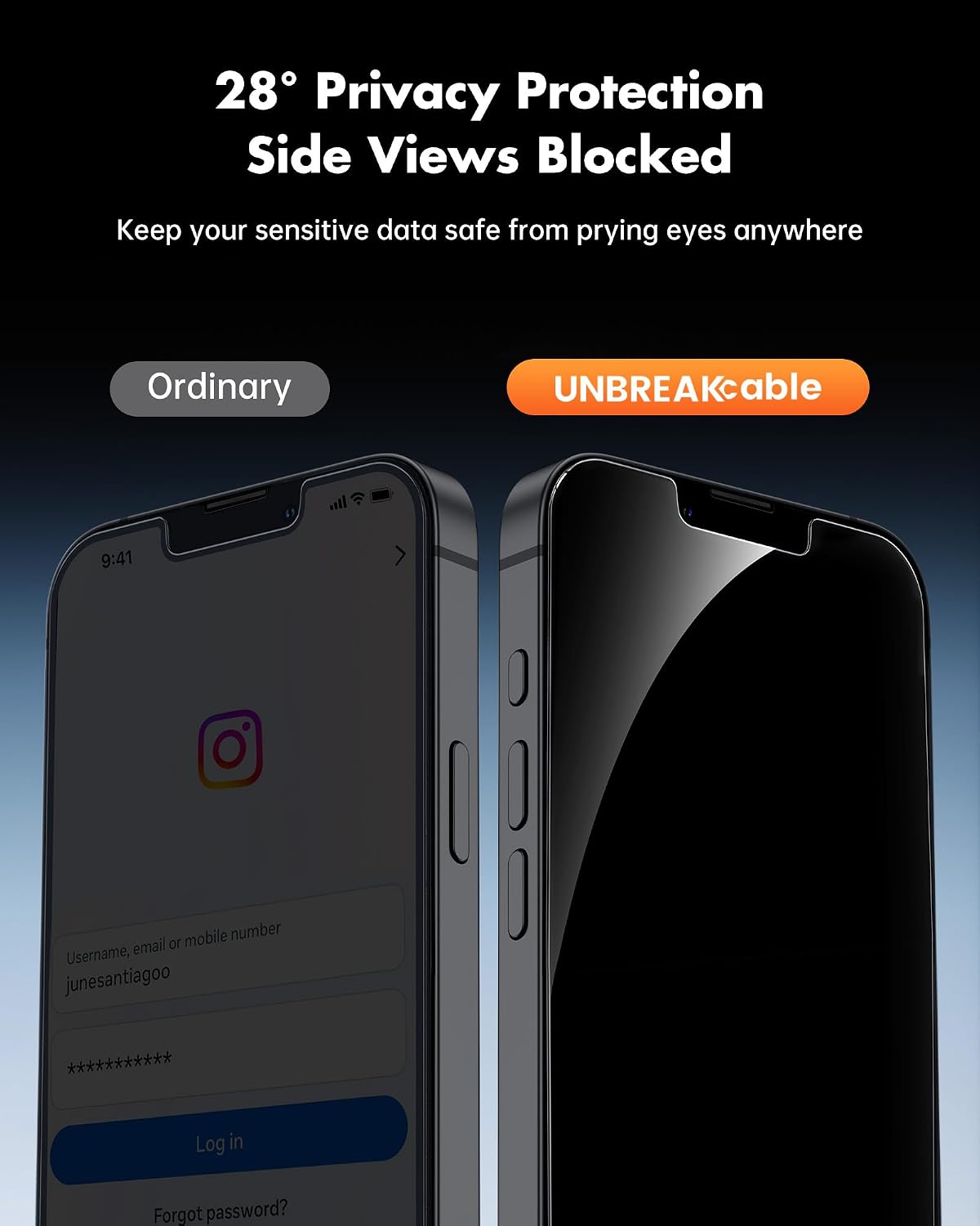 Thumbnail 1 de UNBREAKcable iPhone 16e Privacy Glass 9H