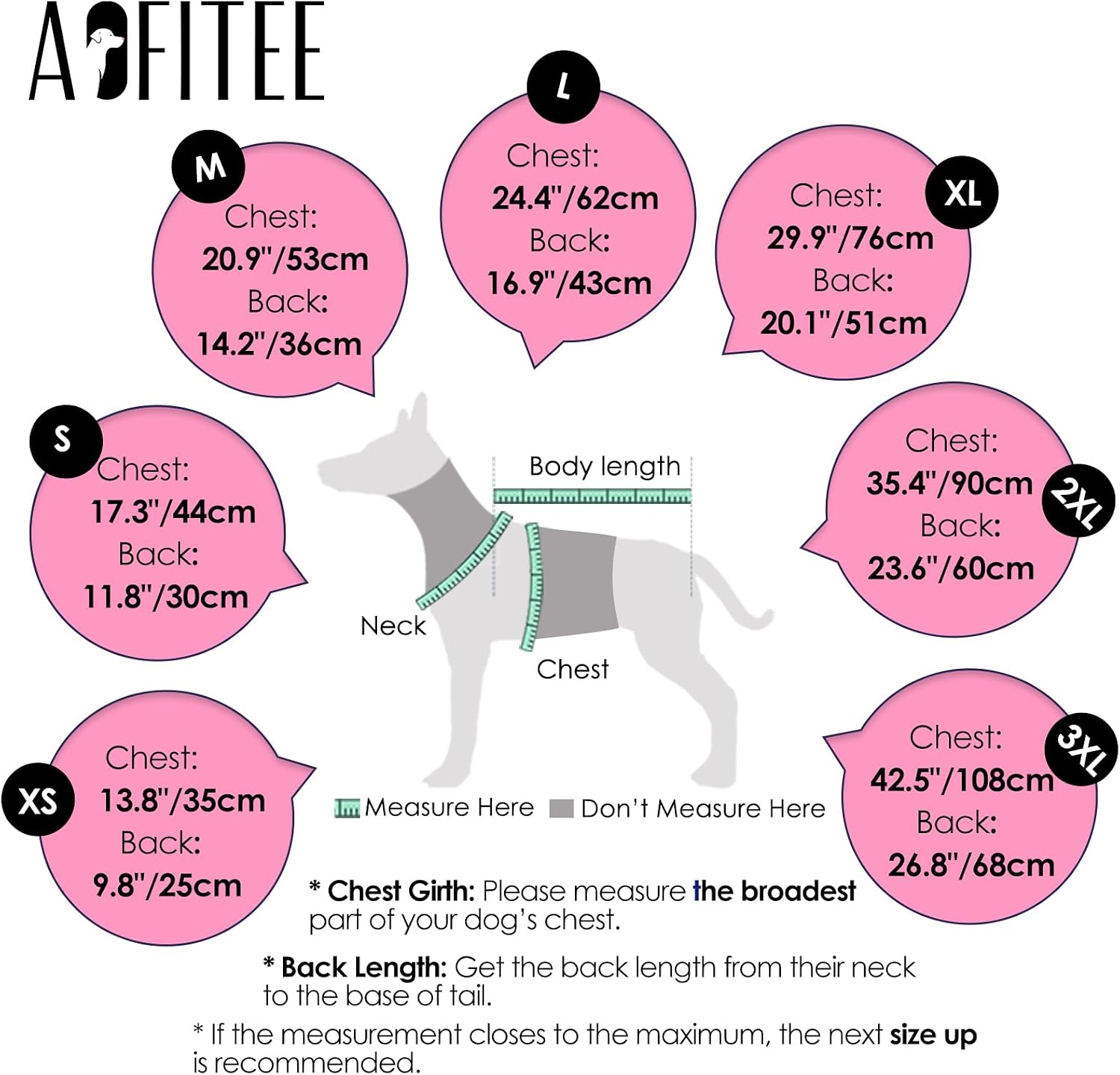 Thumbnail 4 de AOFITEE Dog Coat XXXL Harness Jacket