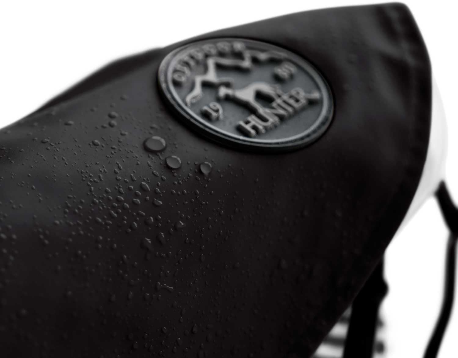 Thumbnail 3 de HUNTER Hunde-Regenmantel Milford (schwarz), Größe 80 – mit Öffnung für Geschirrträger