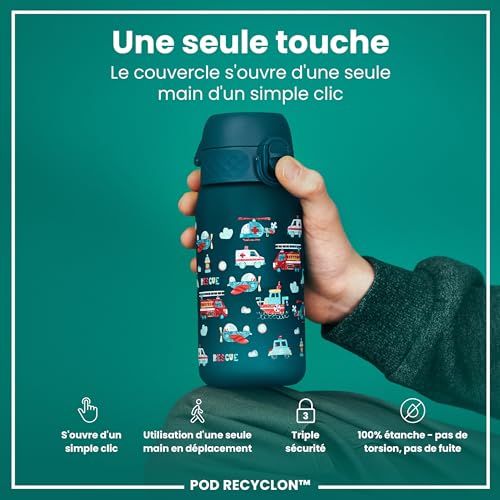 Thumbnail 2 de Ion8 Gourde Enfant 350 ml – anti-fuite, ouverture facile et verrouillage sécurisé