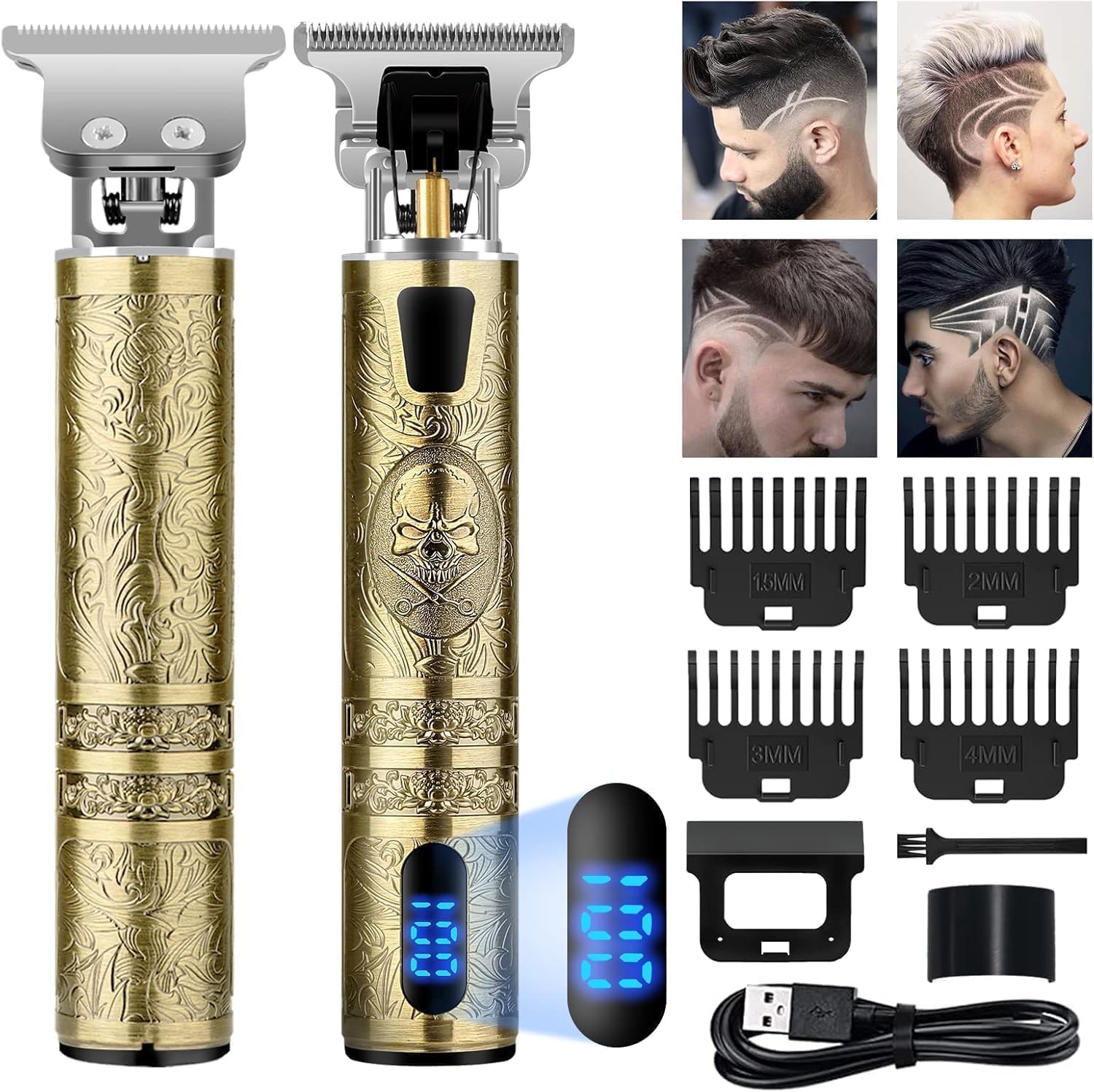 Detalle de Electric beard trimmer with 180 mins