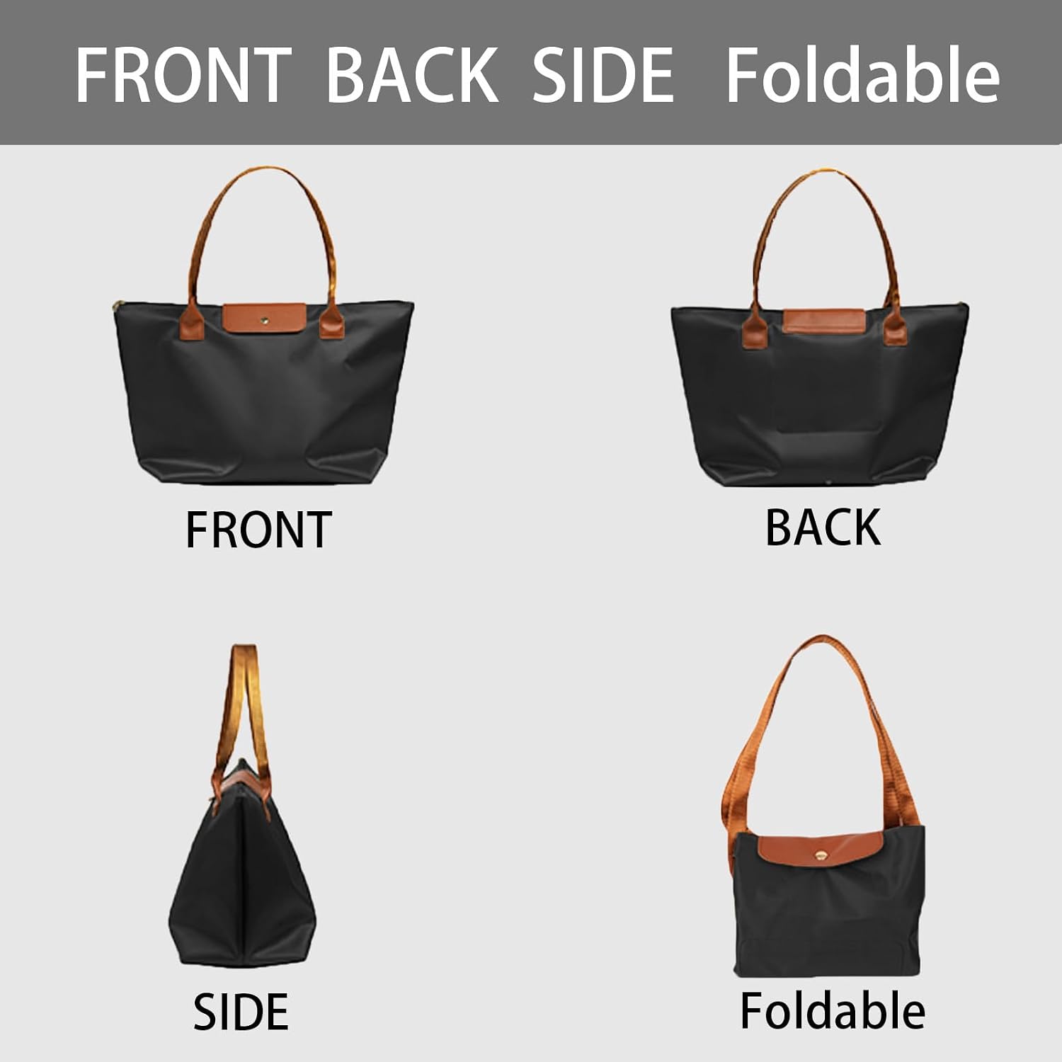 Thumbnail 3 de Aulenge Foldable Travel Tote: Waterproof, Large-Capacity and Space-Saving Reusable Bag